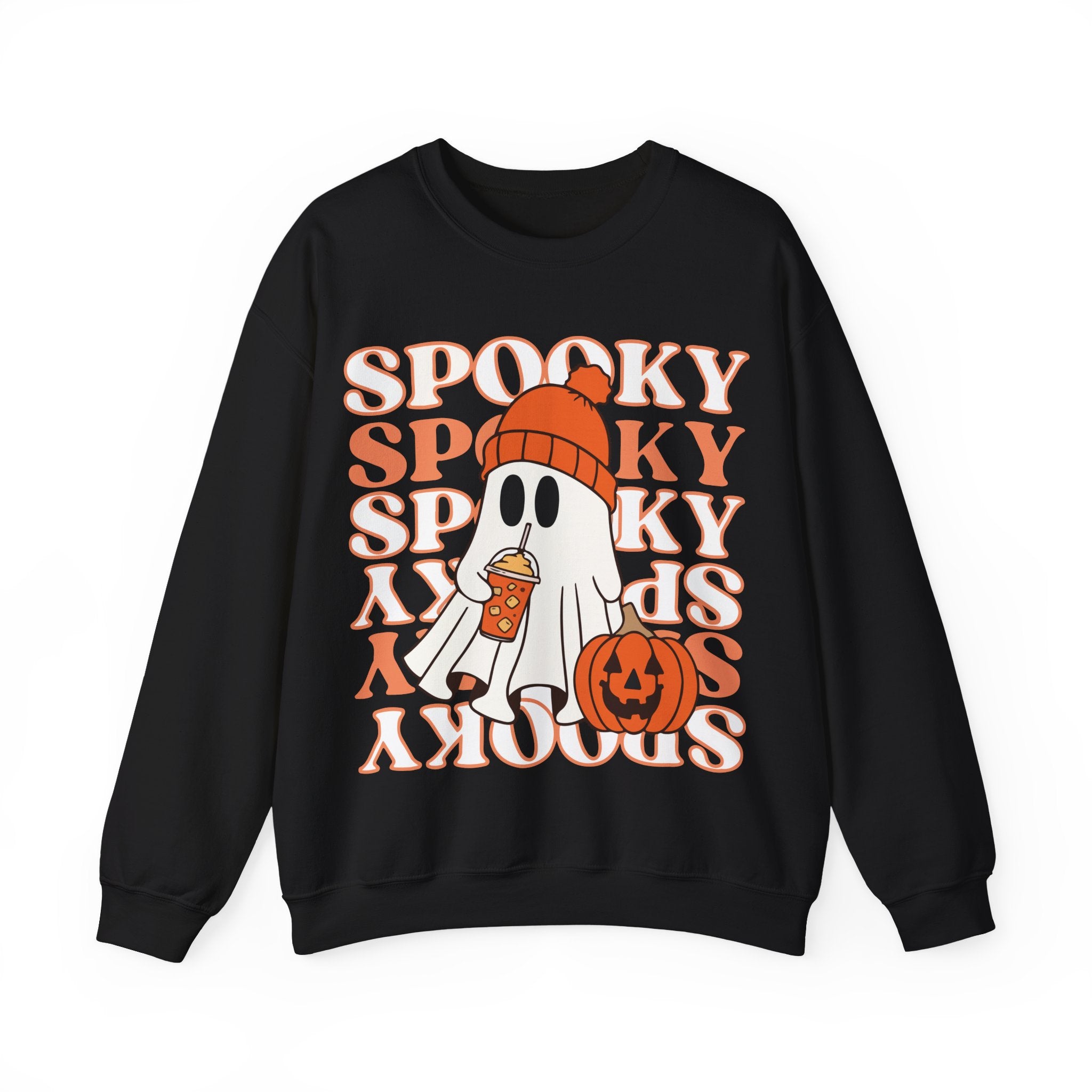 Spooky Ghost Crewneck Sweatshirt
