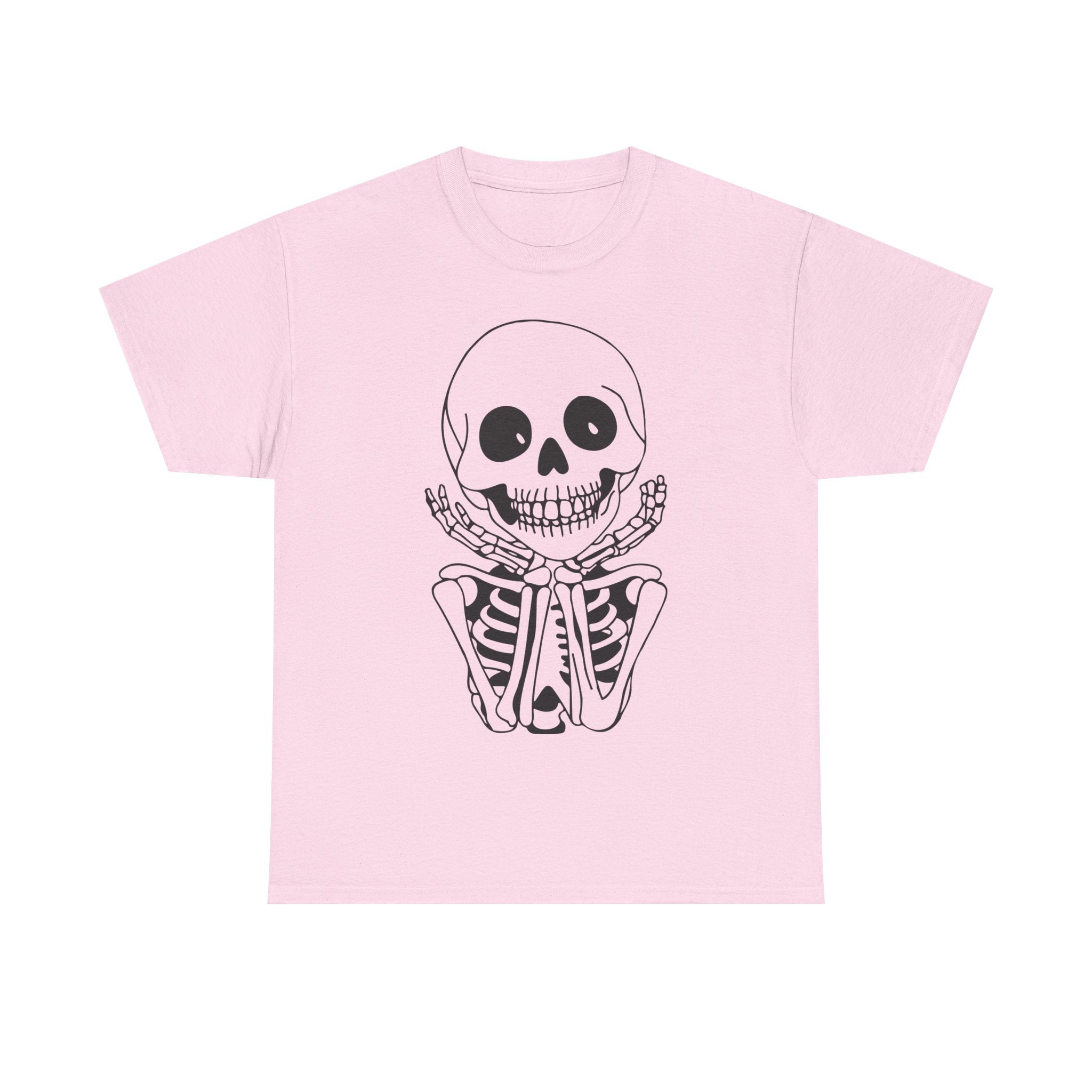 Skeleton Graphic Cotton T-Shirt