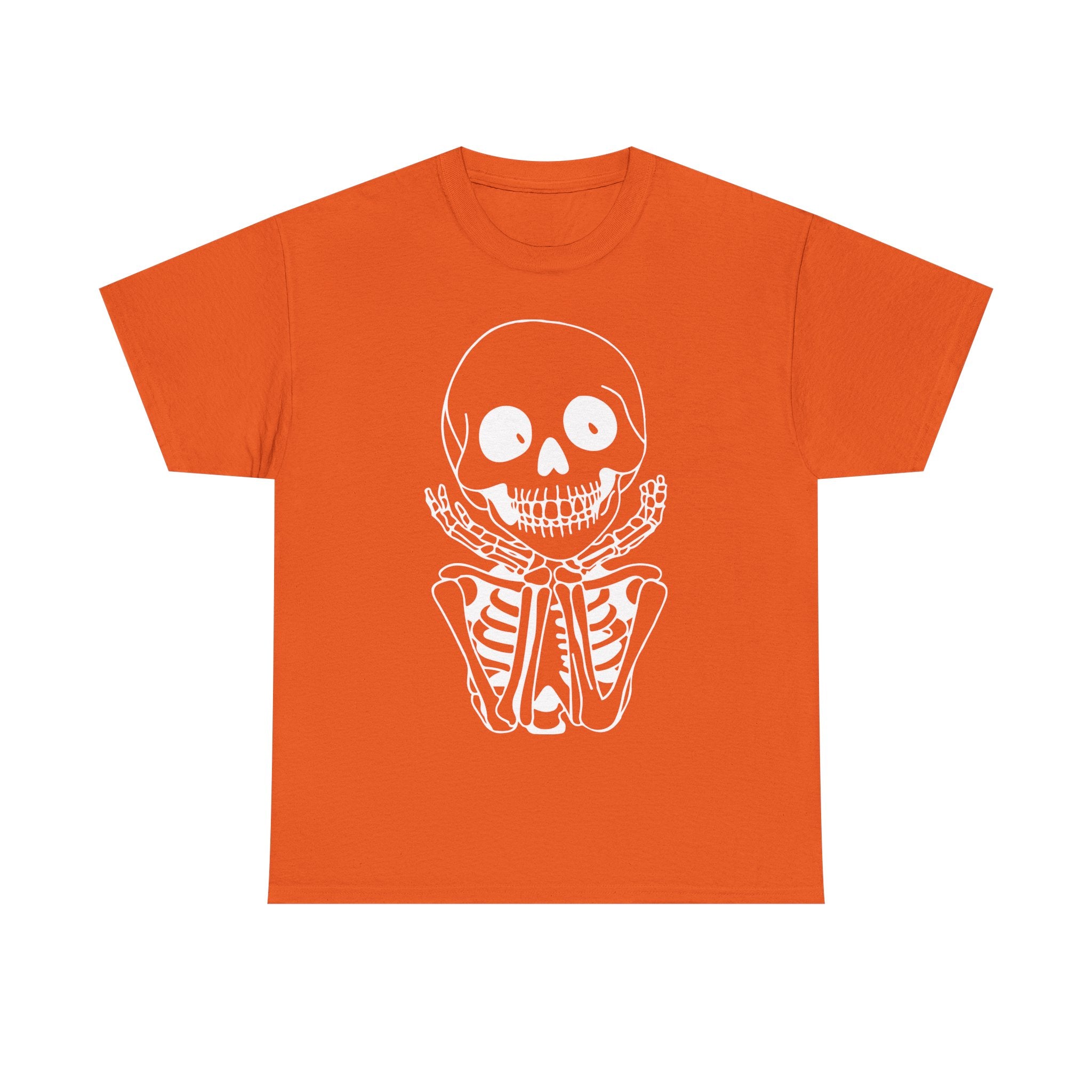 Skeleton Graphic Cotton T-Shirt