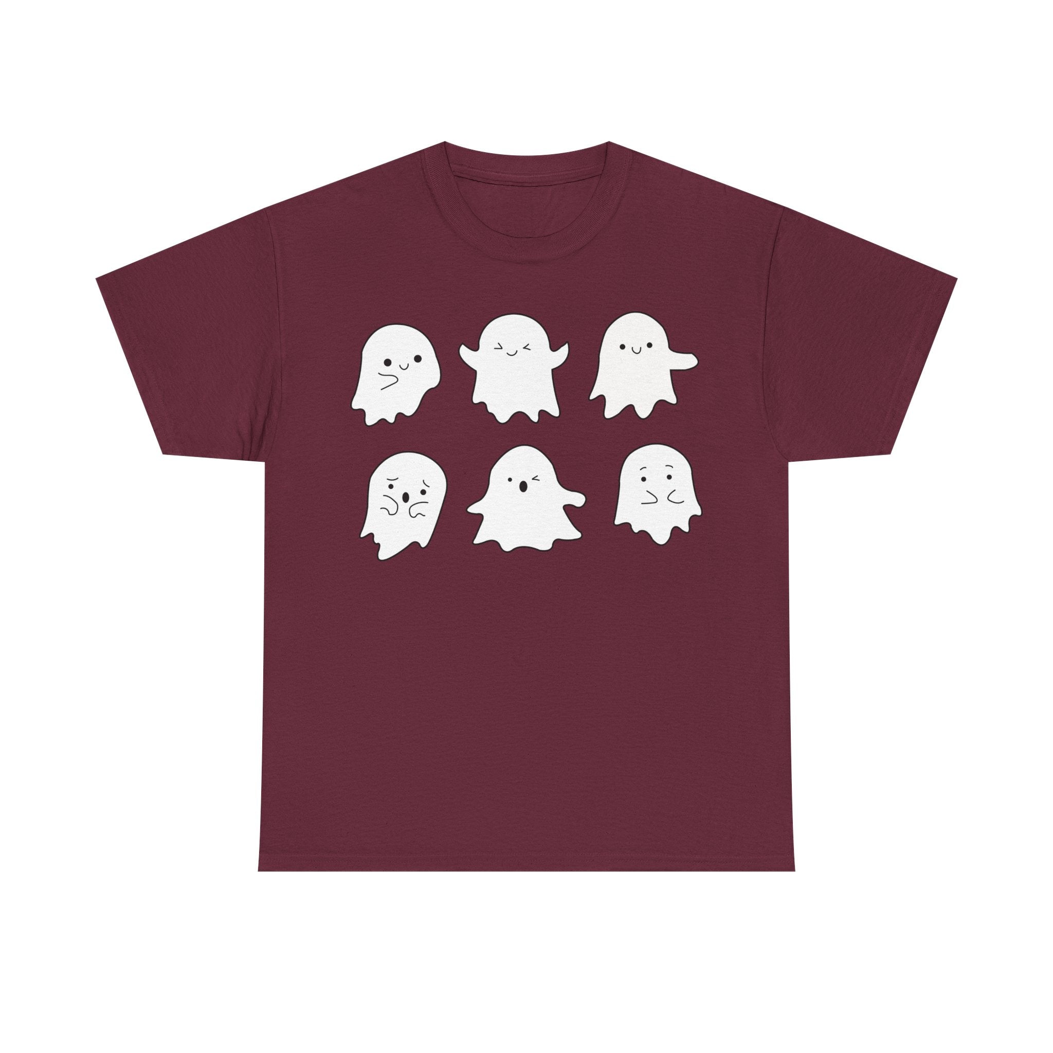 Cute Ghosts Cotton T-Shirt
