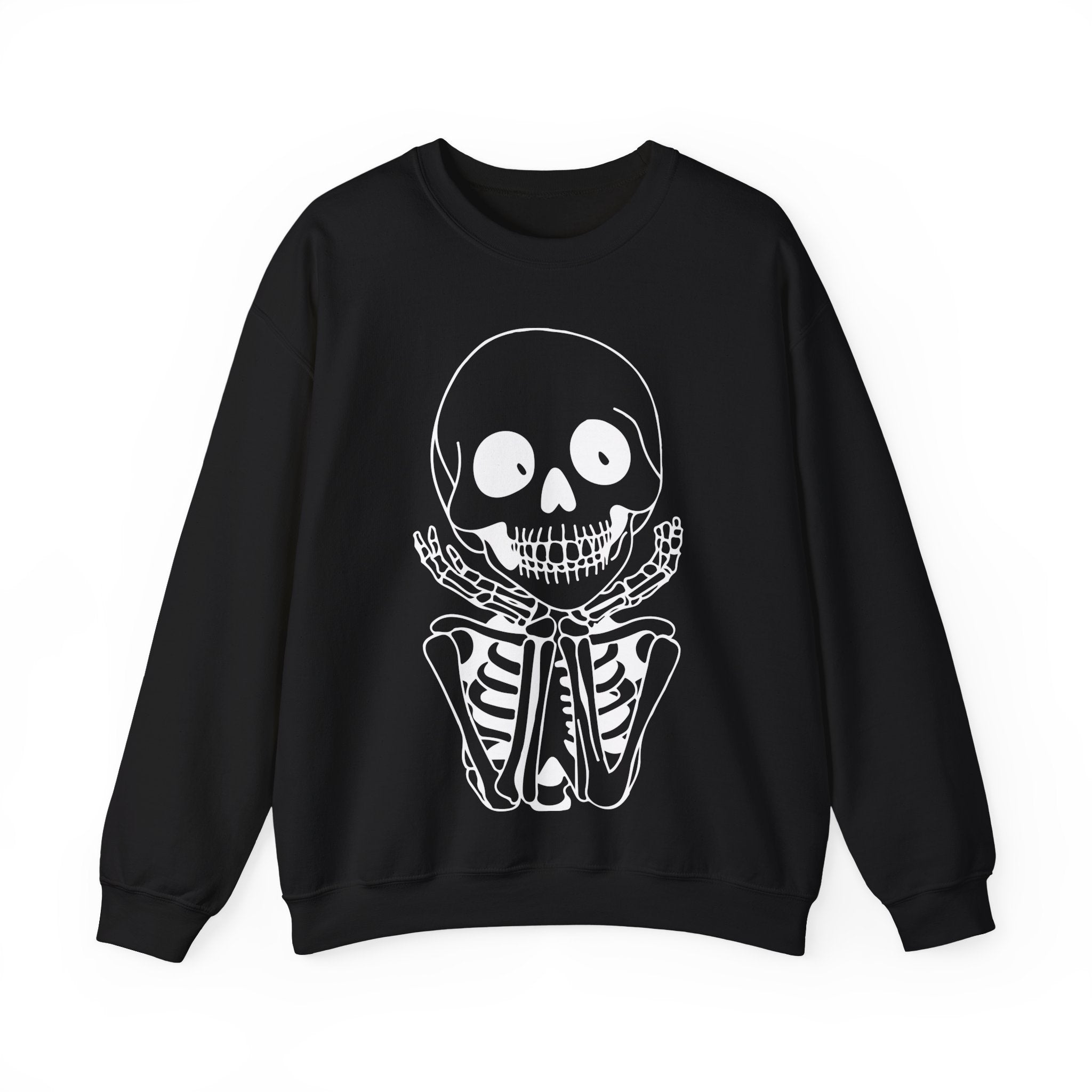 Skeleton Graphic Crewneck Sweatshirt