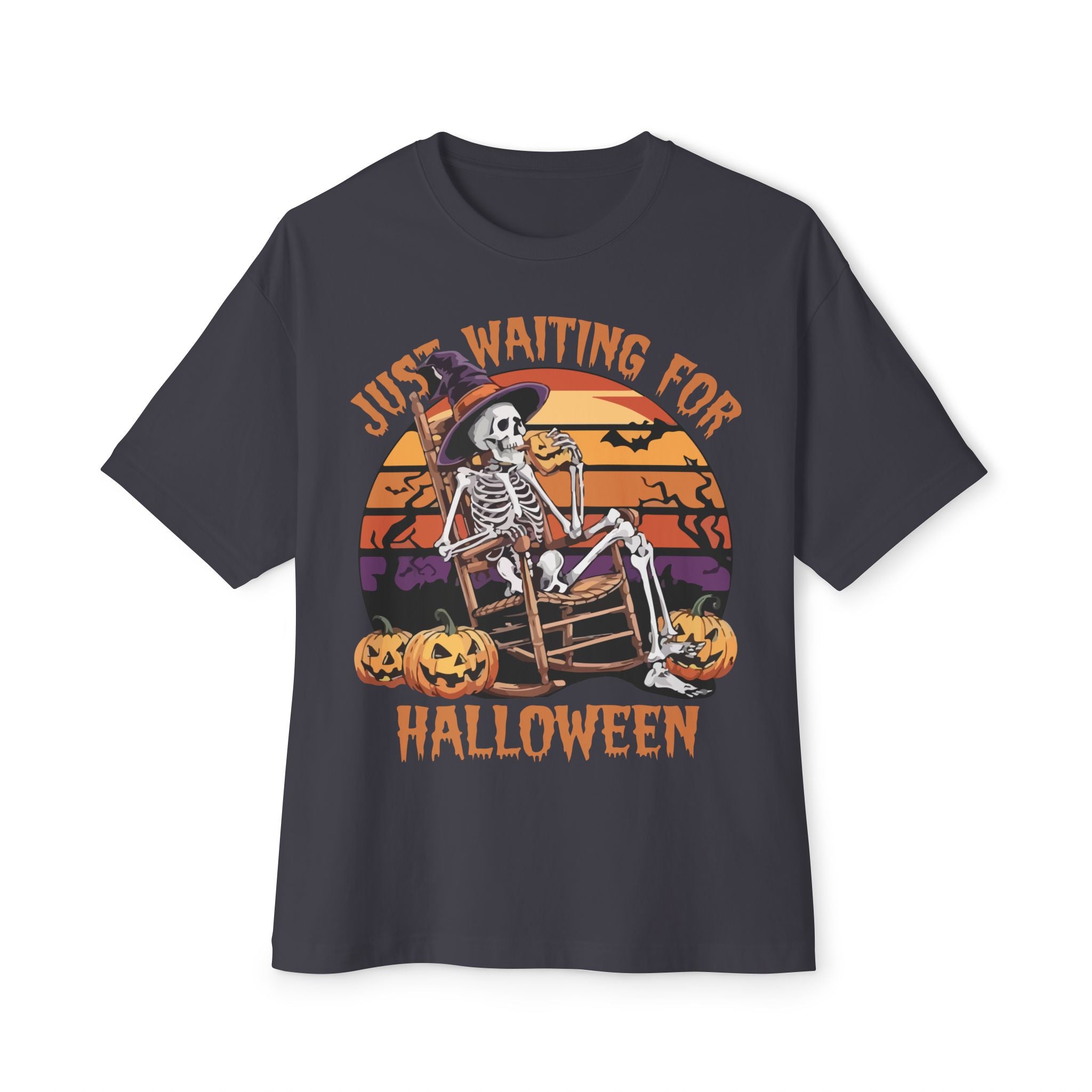 Halloween Skeleton Oversized T-Shirt