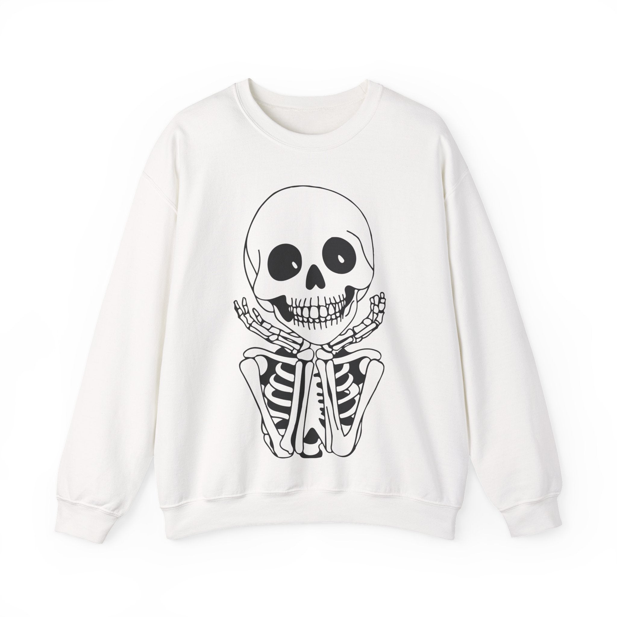 Skeleton Graphic Crewneck Sweatshirt