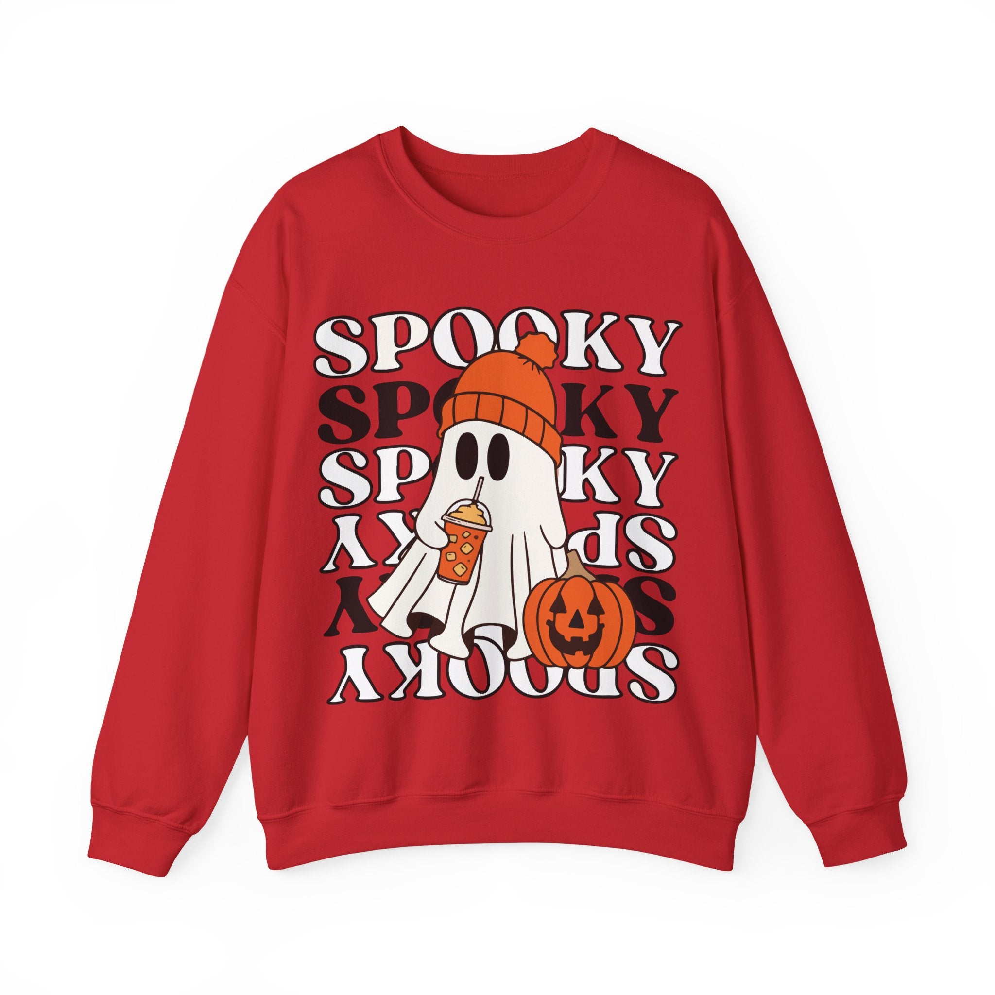 Spooky Ghost Crewneck Sweatshirt