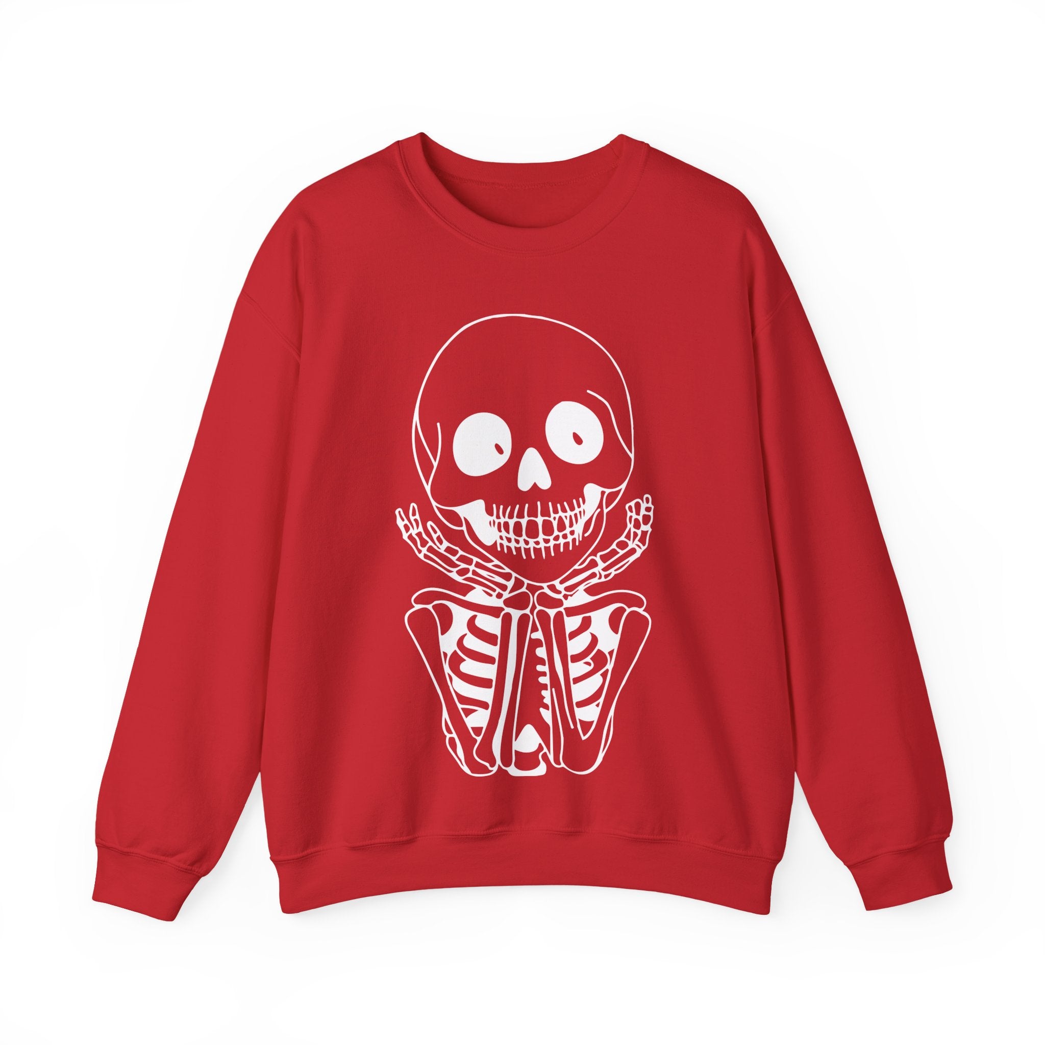 Skeleton Graphic Crewneck Sweatshirt