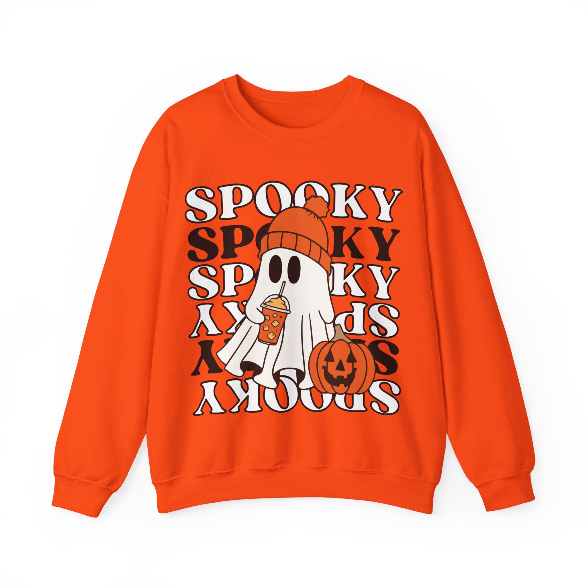 Spooky Ghost Crewneck Sweatshirt