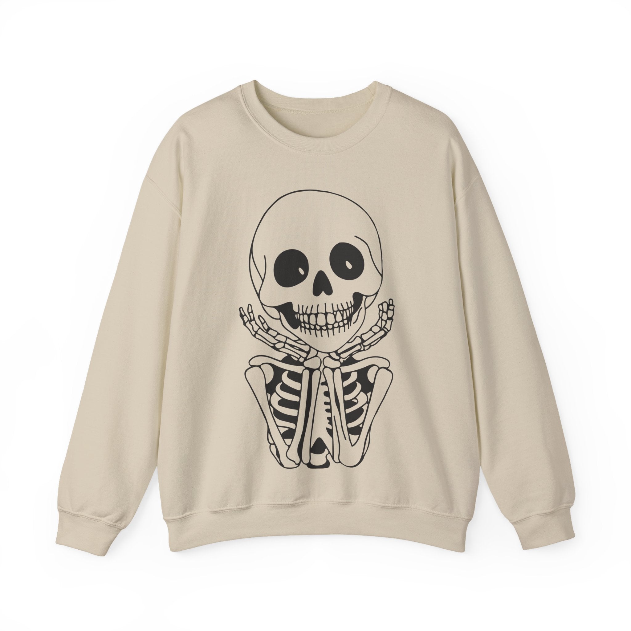 Skeleton Graphic Crewneck Sweatshirt