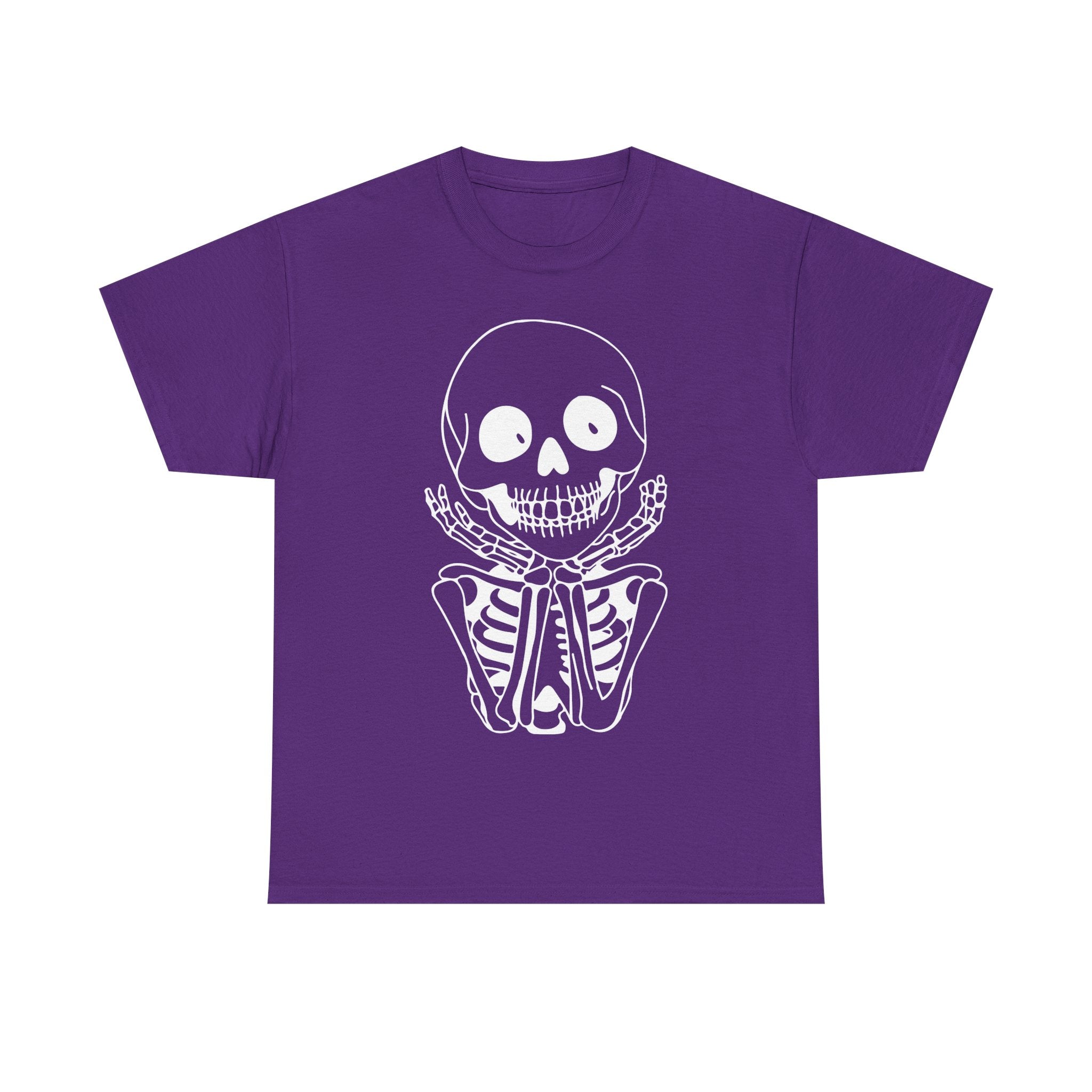 Skeleton Graphic Cotton T-Shirt