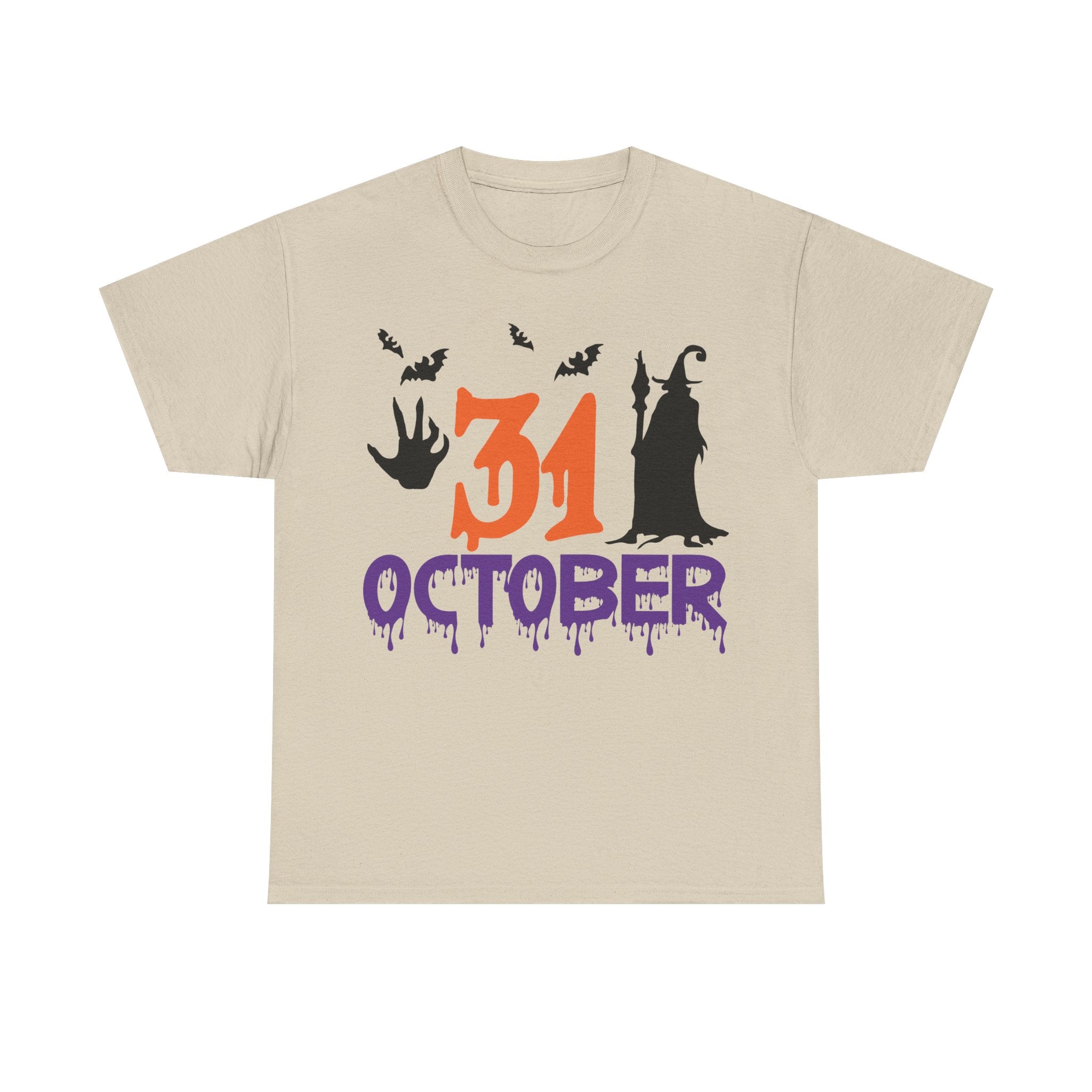 Halloween Tee, Cotton T-Shirt for October 31st
