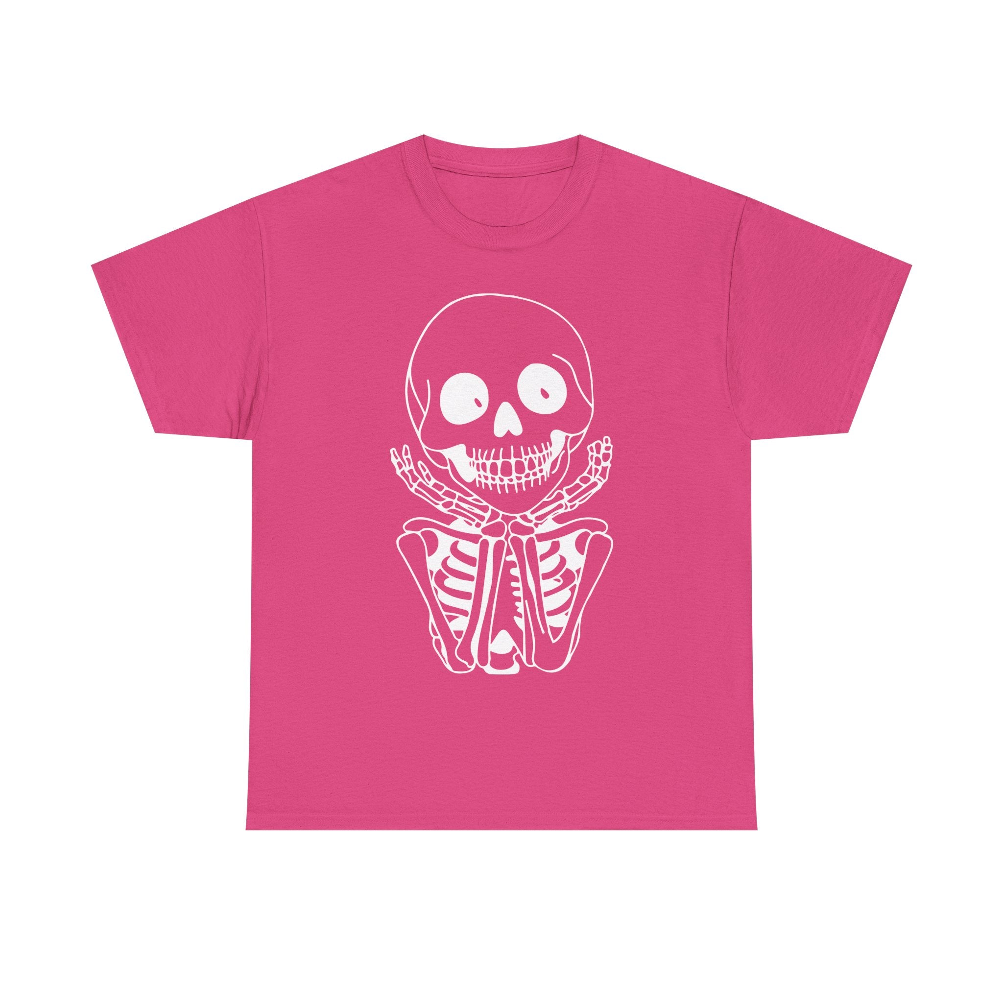 Skeleton Graphic Cotton T-Shirt
