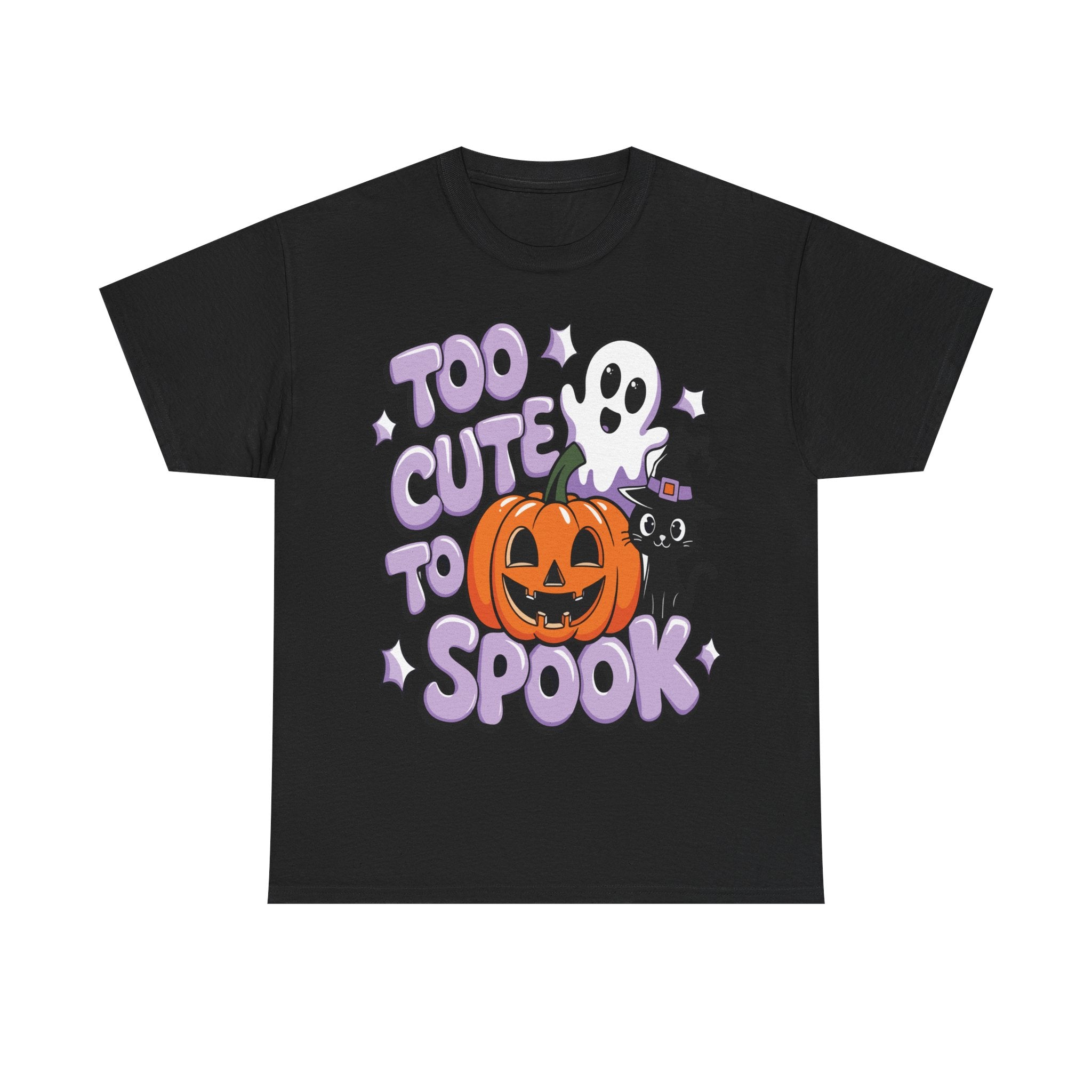 Halloween Ghost & Cat T-Shirt