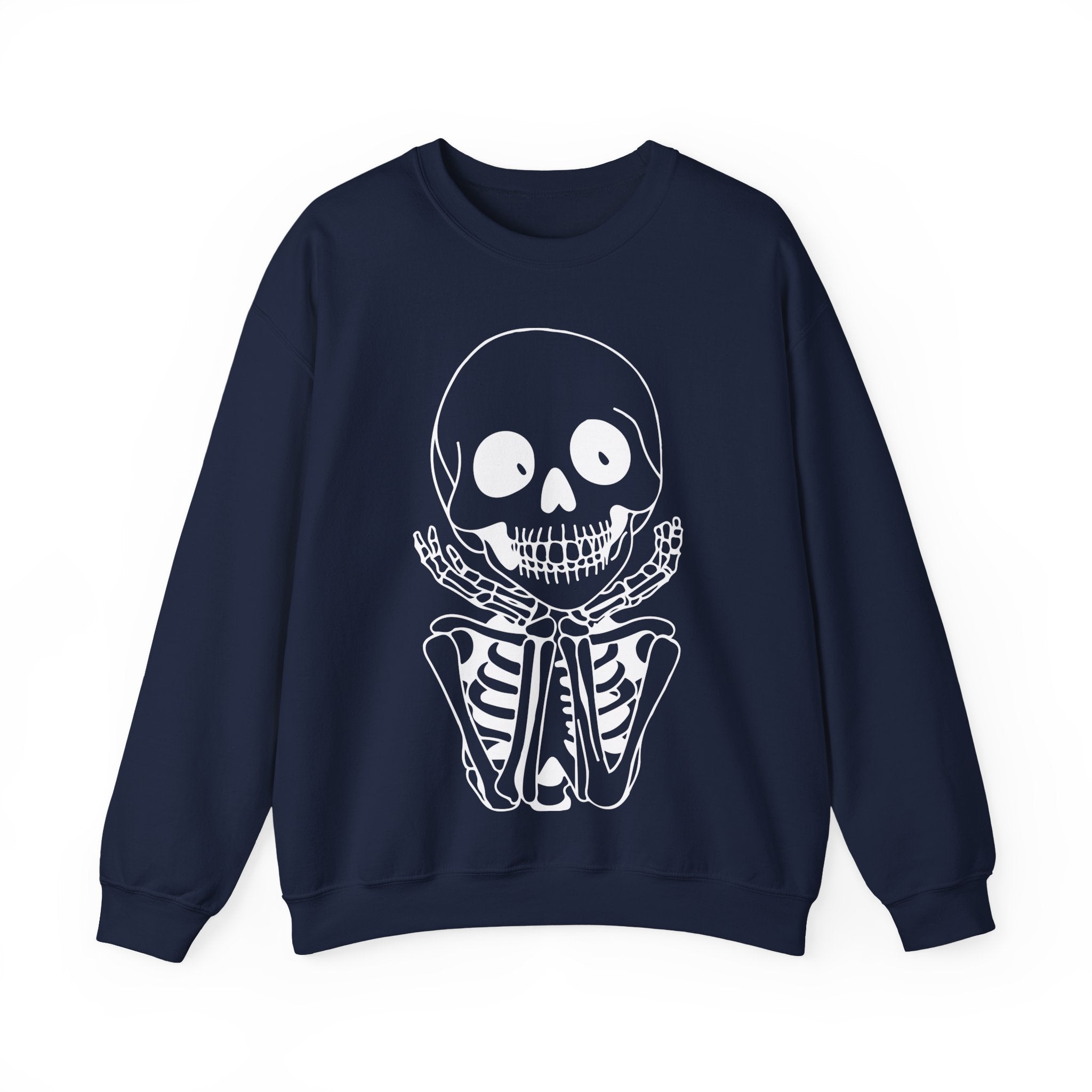 Skeleton Graphic Crewneck Sweatshirt