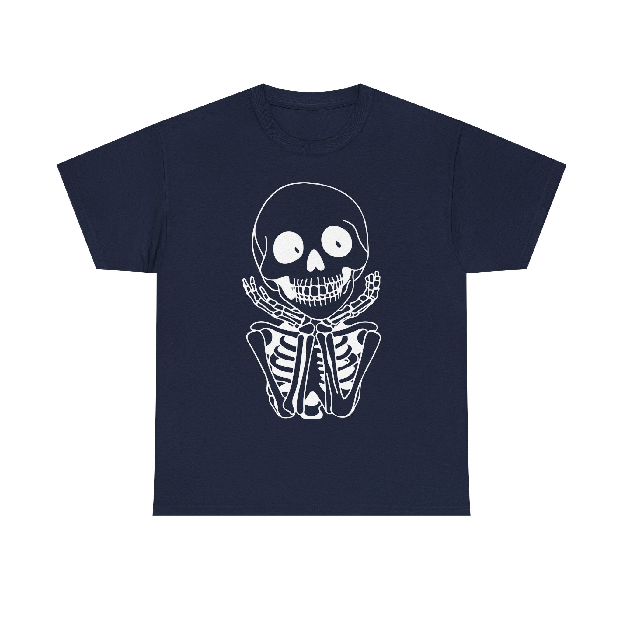 Skeleton Graphic Cotton T-Shirt