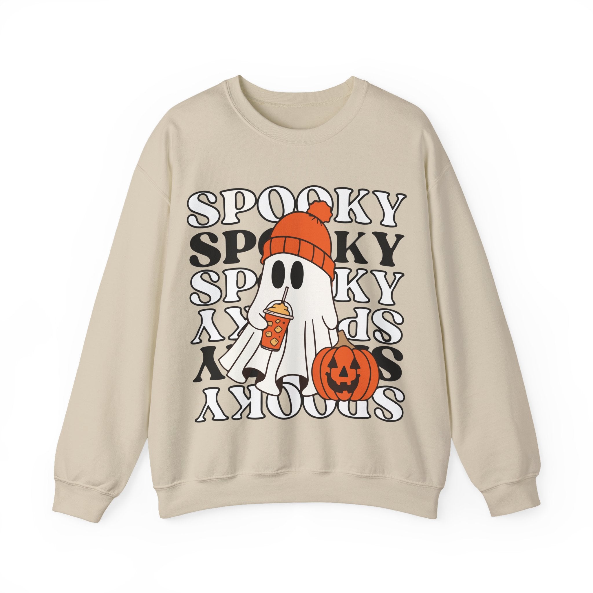 Spooky Ghost Crewneck Sweatshirt