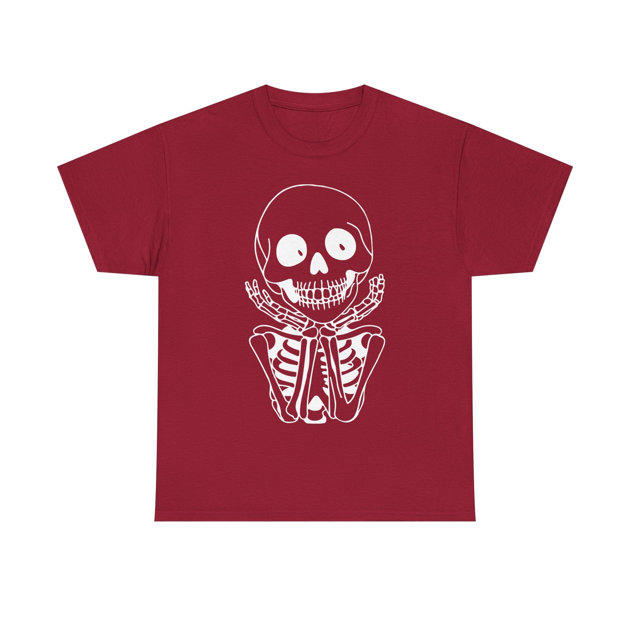 Skeleton Graphic Cotton T-Shirt