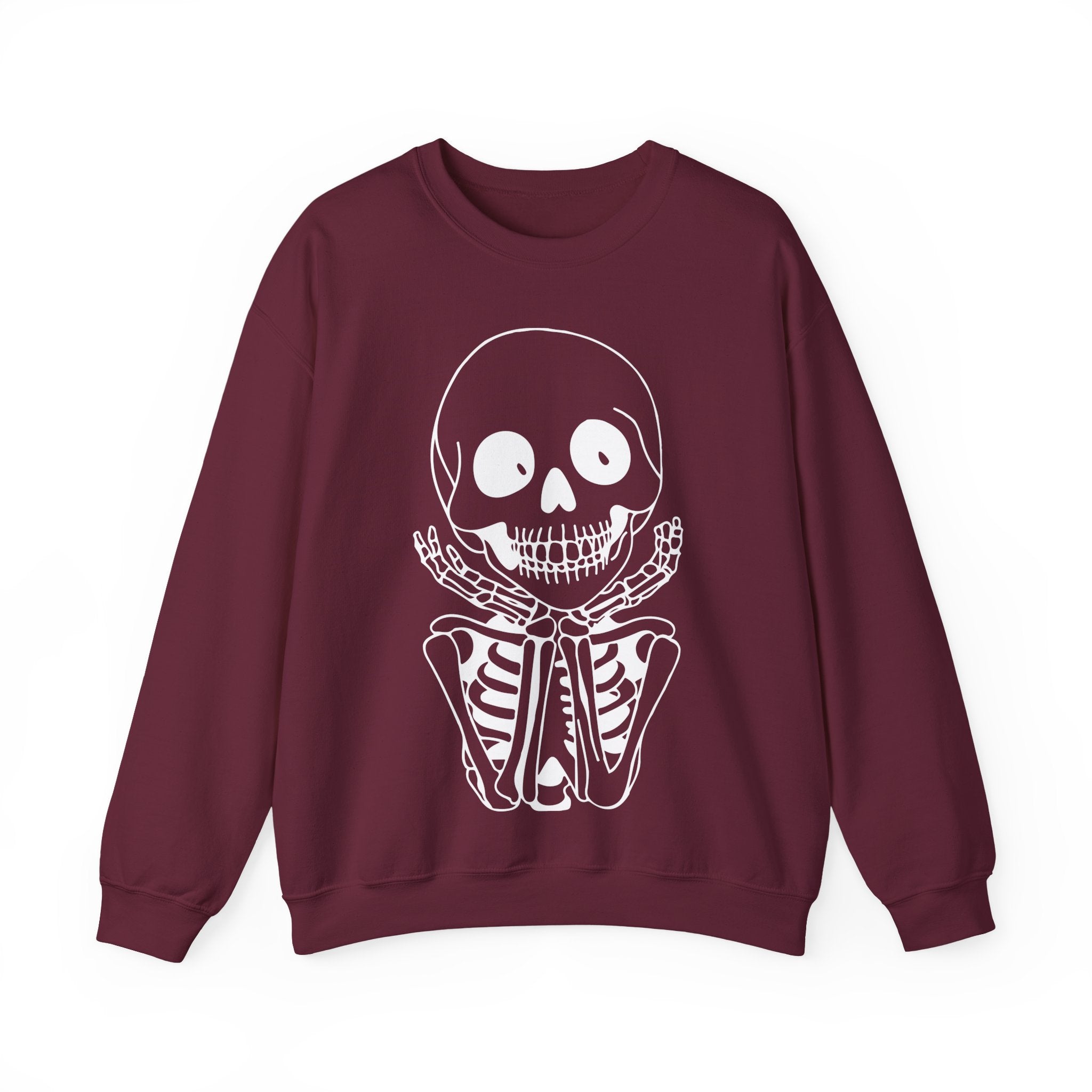Skeleton Graphic Crewneck Sweatshirt