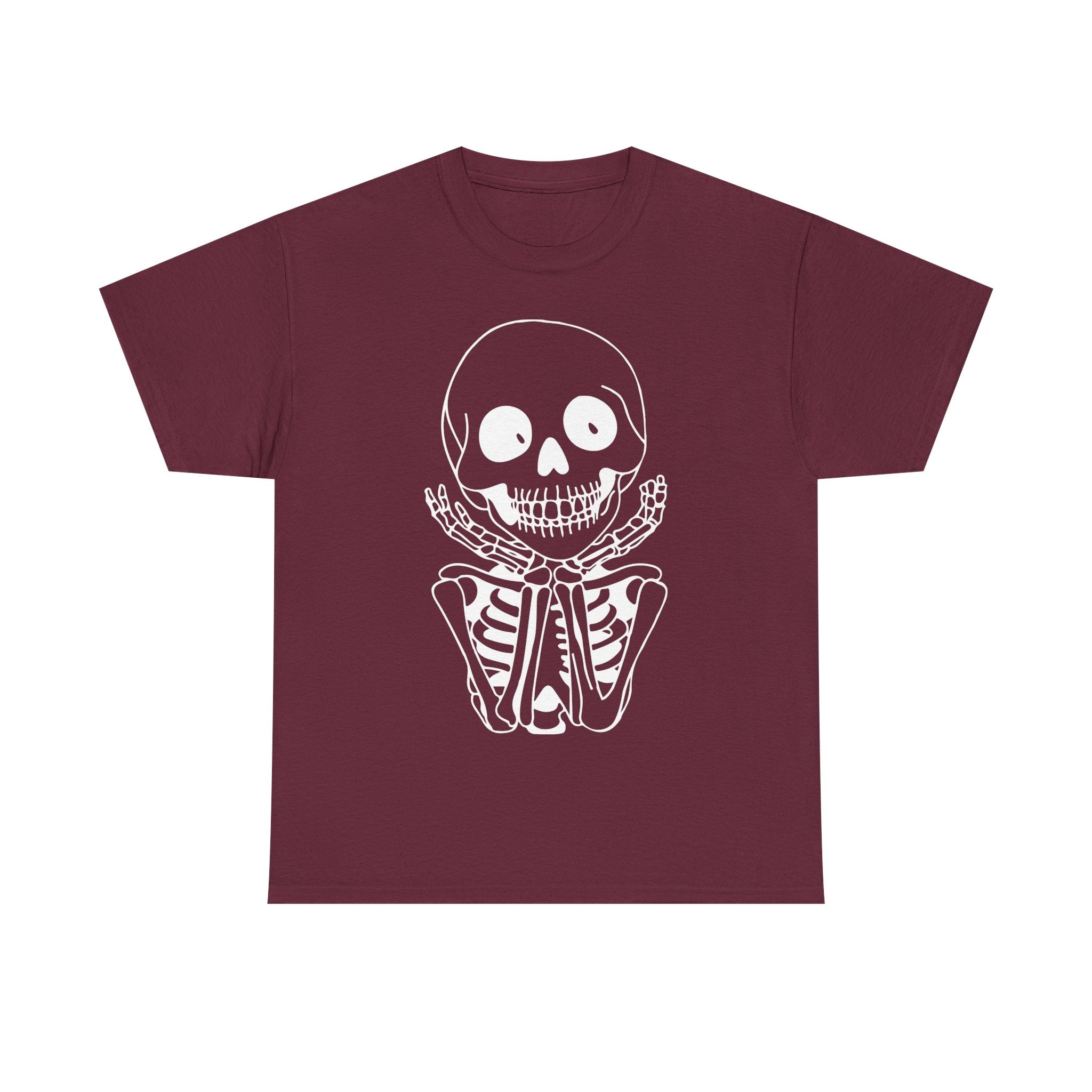 Skeleton Graphic Cotton T-Shirt