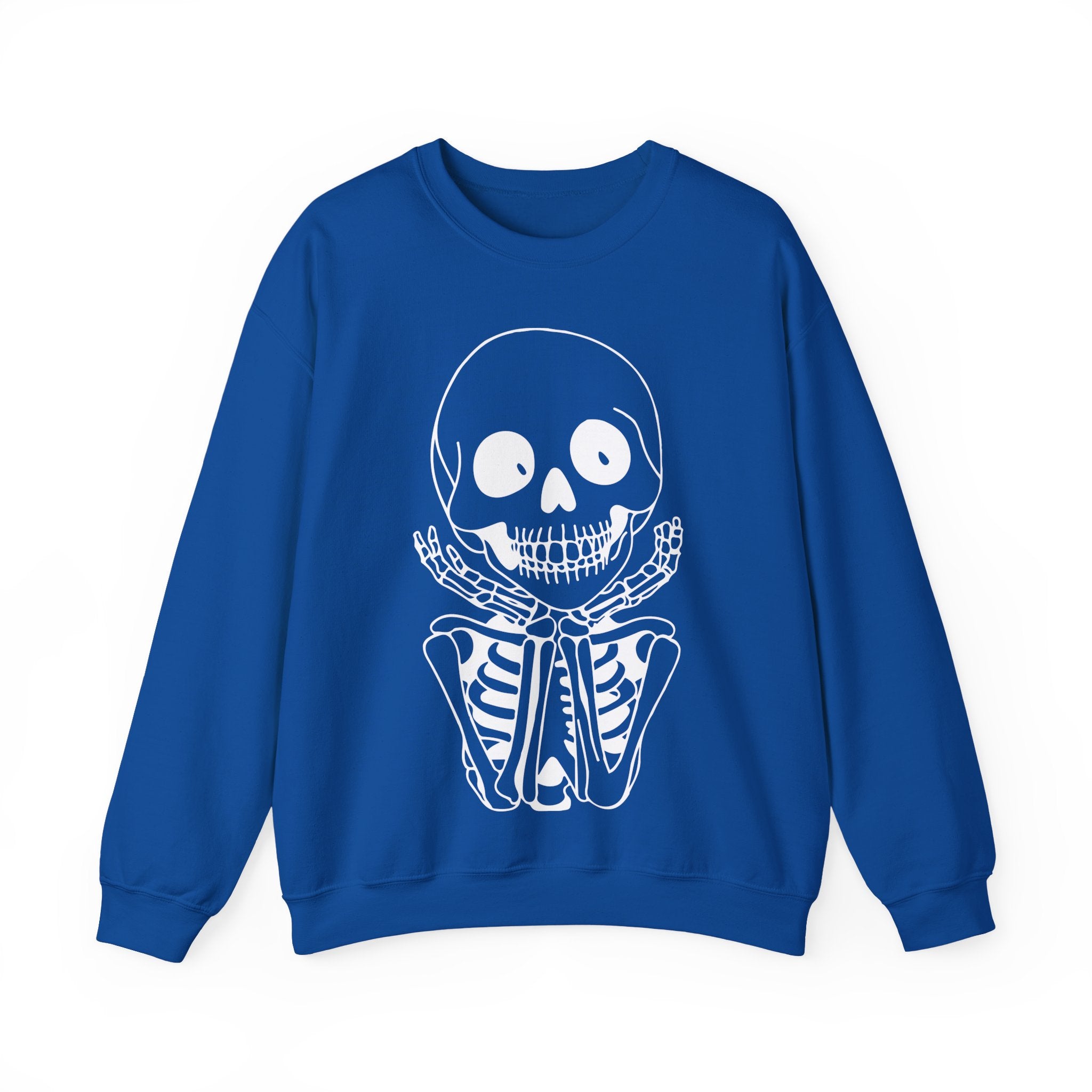 Skeleton Graphic Crewneck Sweatshirt
