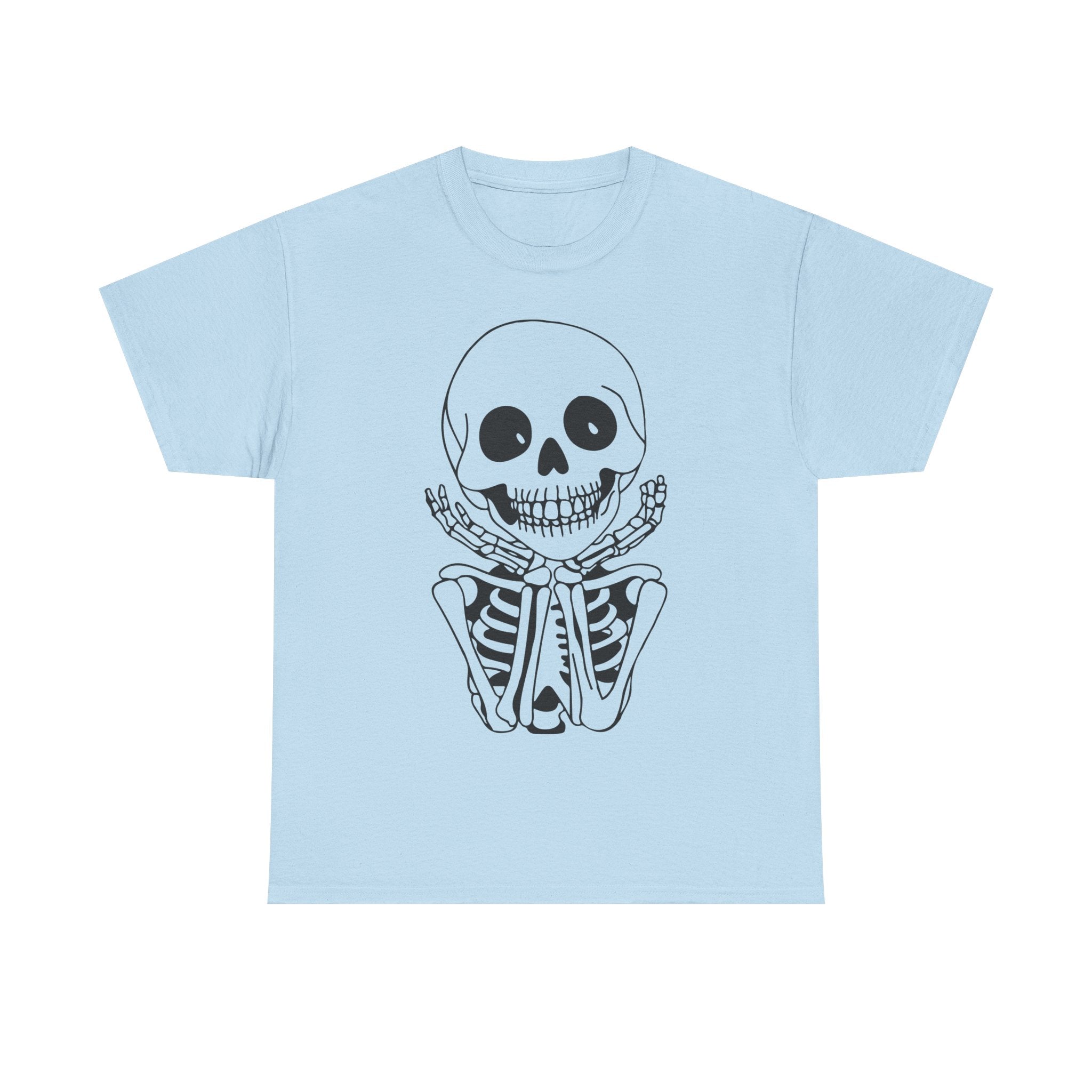 Skeleton Graphic Cotton T-Shirt
