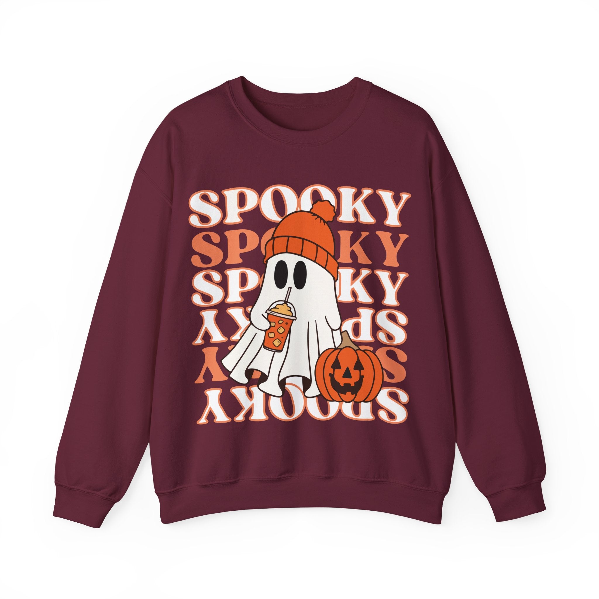 Spooky Ghost Crewneck Sweatshirt