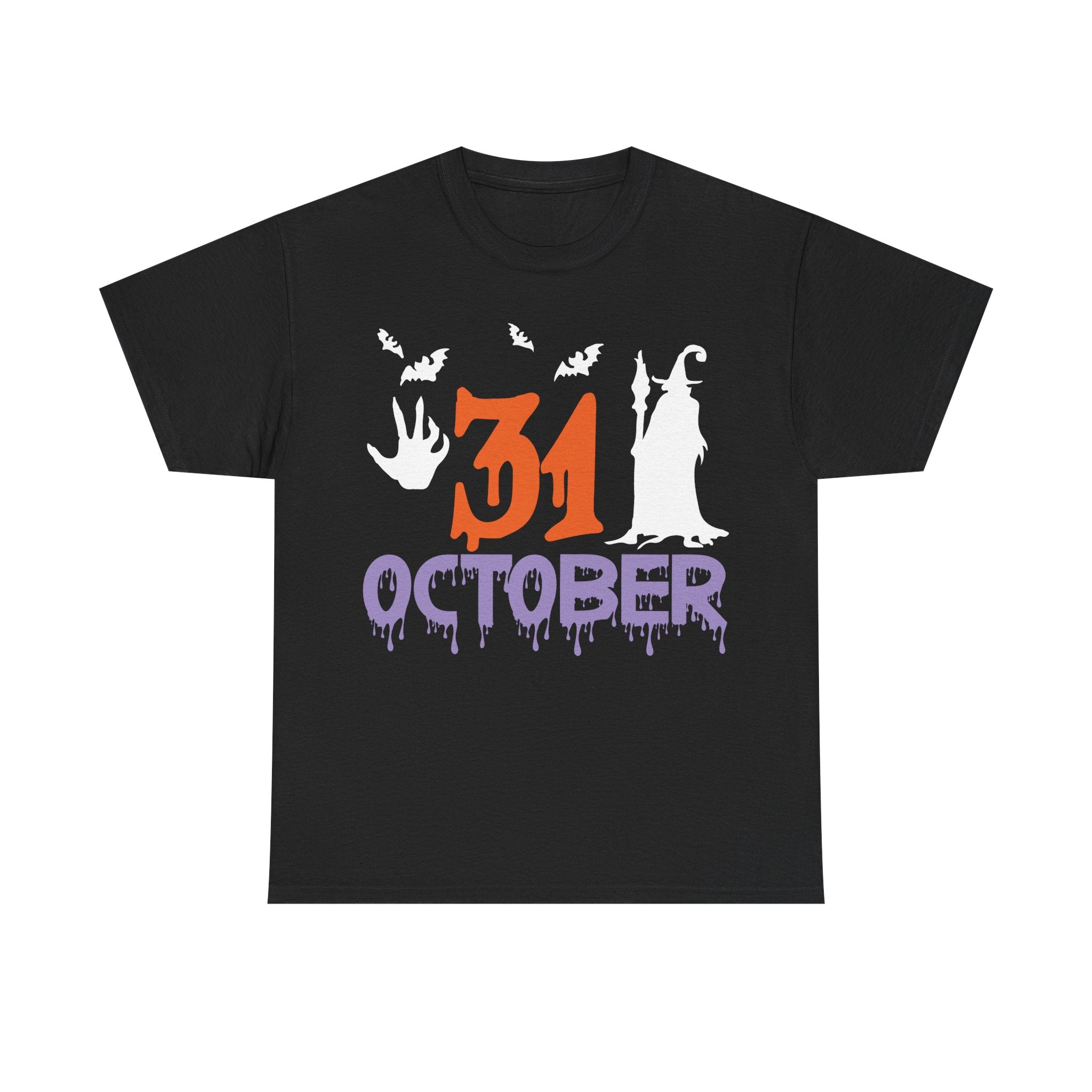 Halloween Tee, Cotton T-Shirt for October 31st