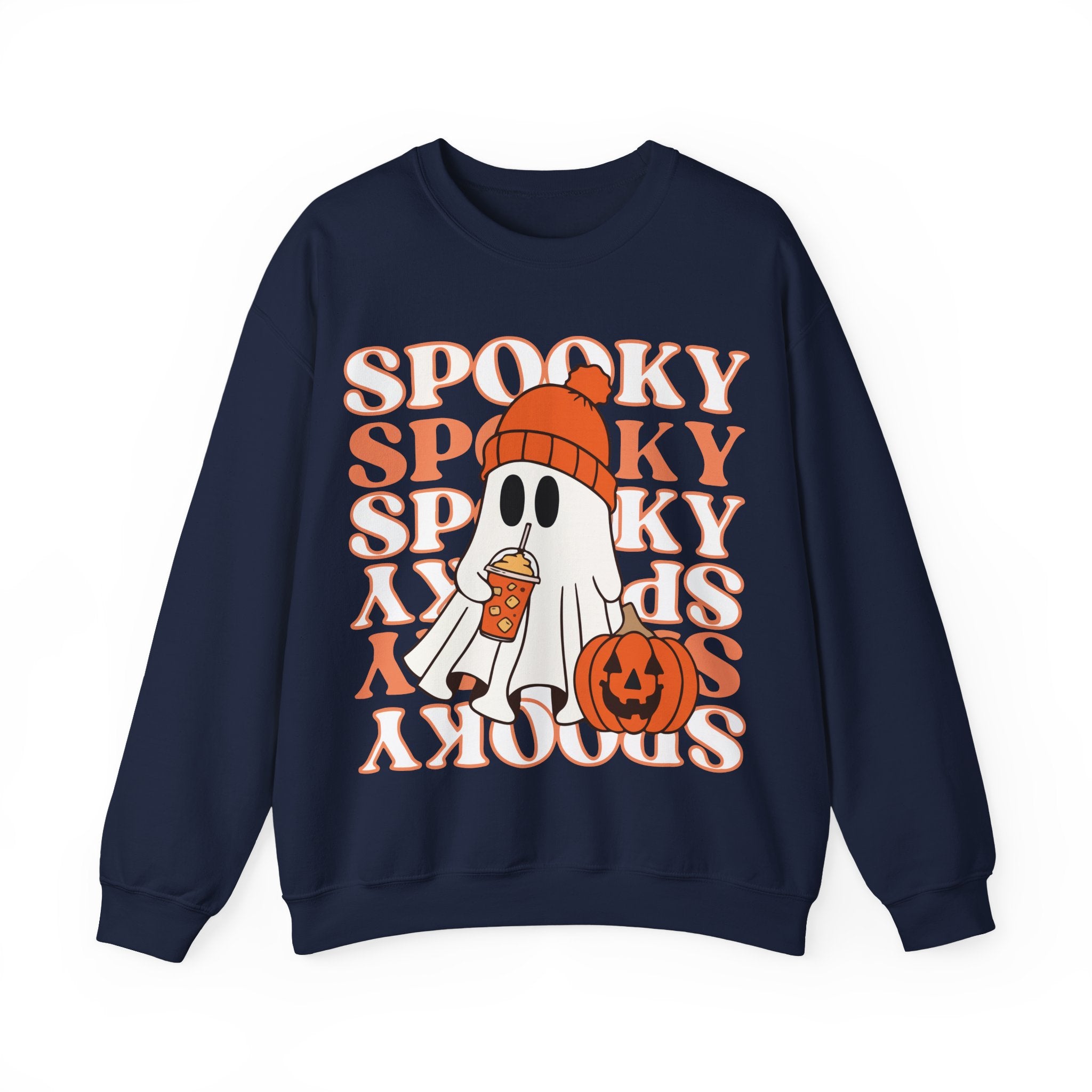 Spooky Ghost Crewneck Sweatshirt