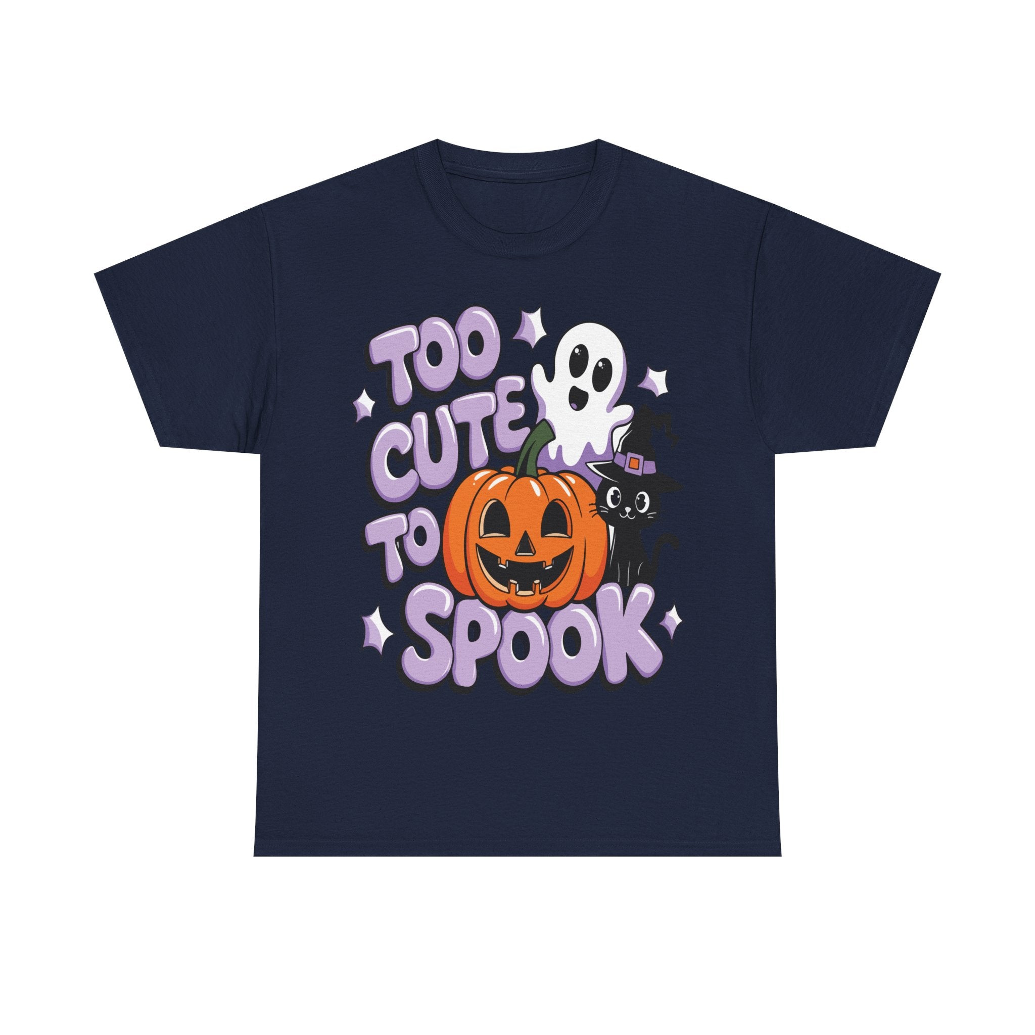 Halloween Ghost & Cat T-Shirt
