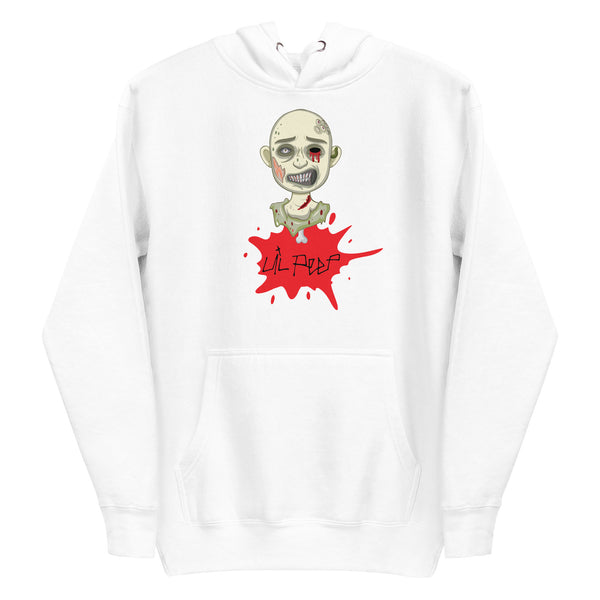 Lil Peep Premium Cotton Hoodie - Black & White Color