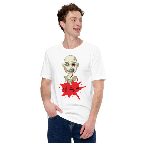 Lil Peep T-Shirt - Black - White and Yellow Color