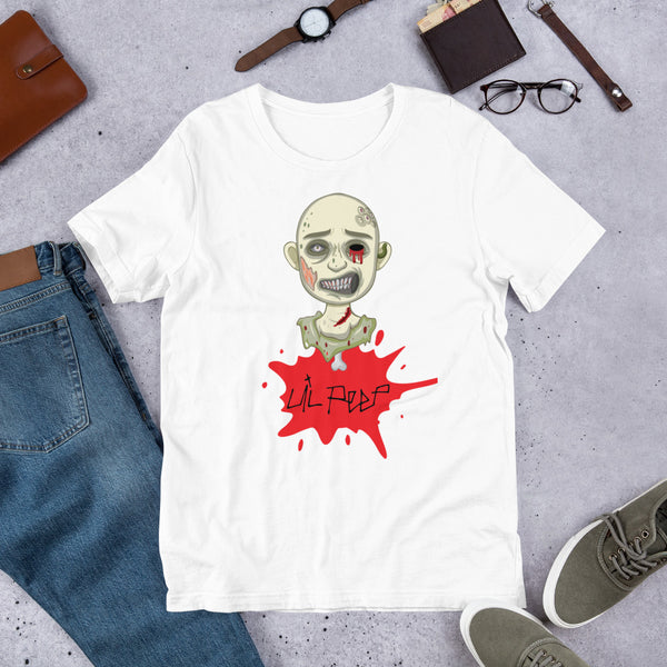 Lil Peep T-Shirt - Black - White and Yellow Color