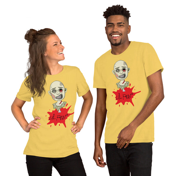 Lil Peep T-Shirt - Black - White and Yellow Color