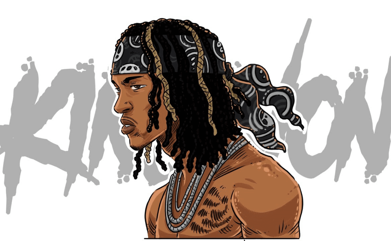 how to draw king von