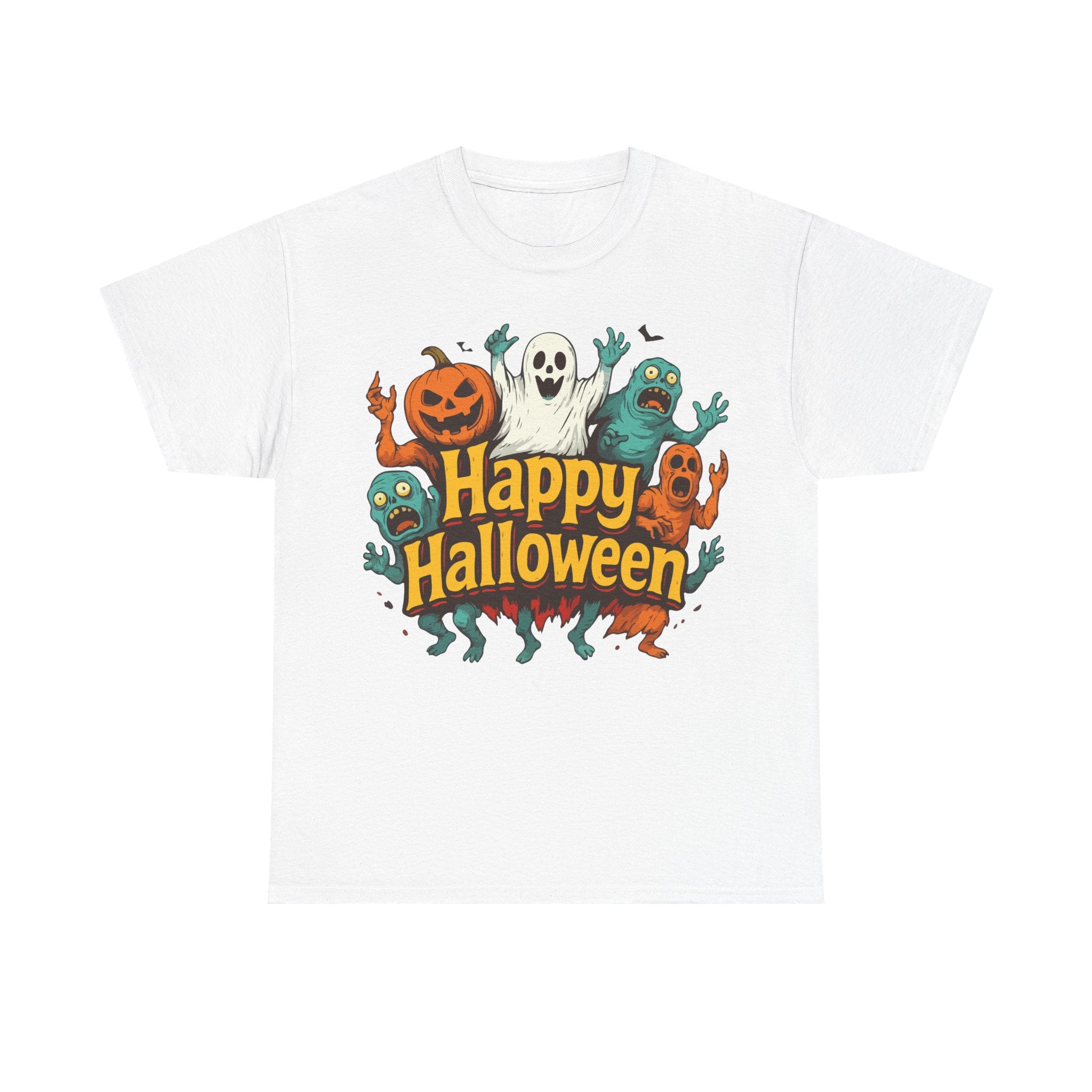 Halloween Monster Cotton T-Shirt