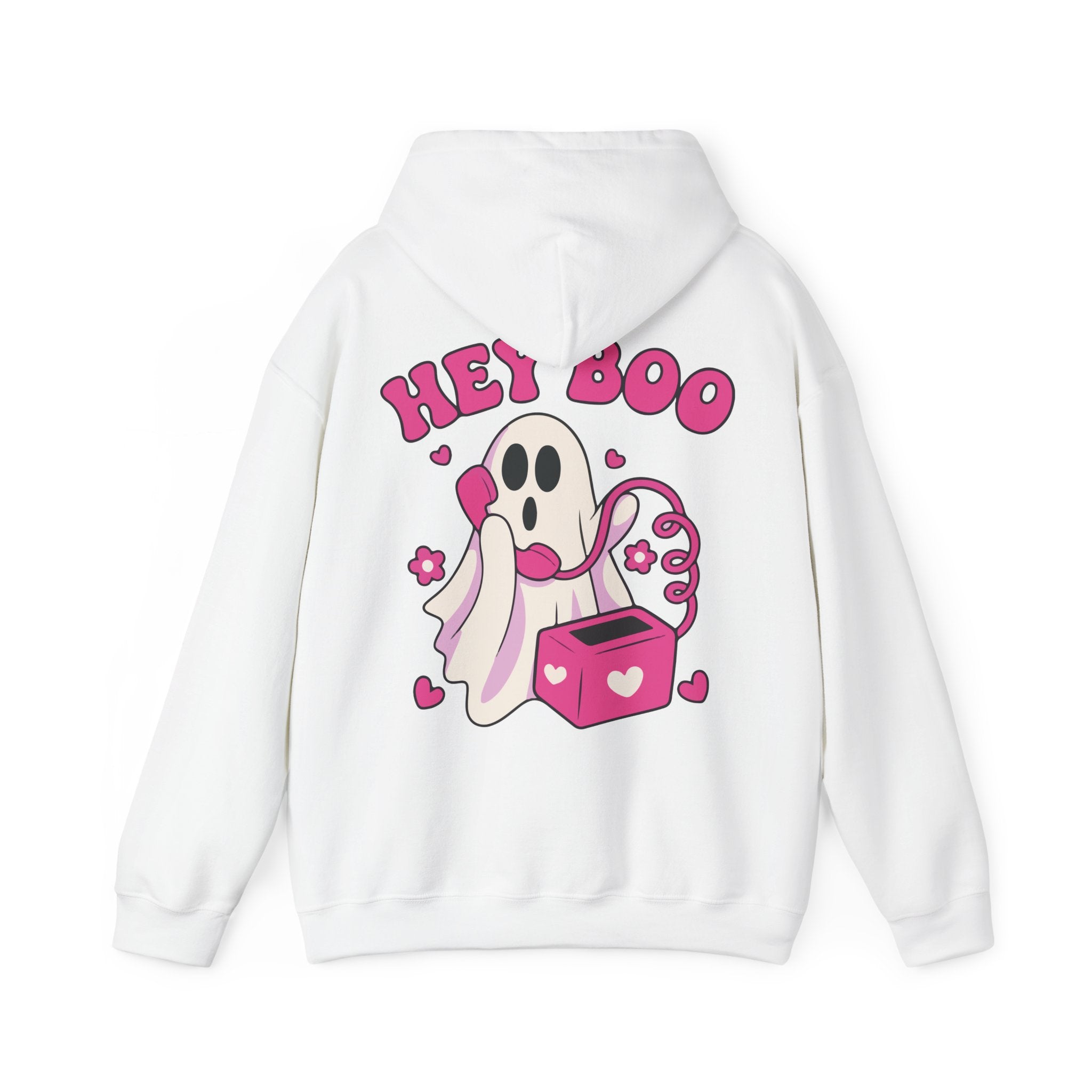 Hey Boo Ghost Hoodie for Halloween