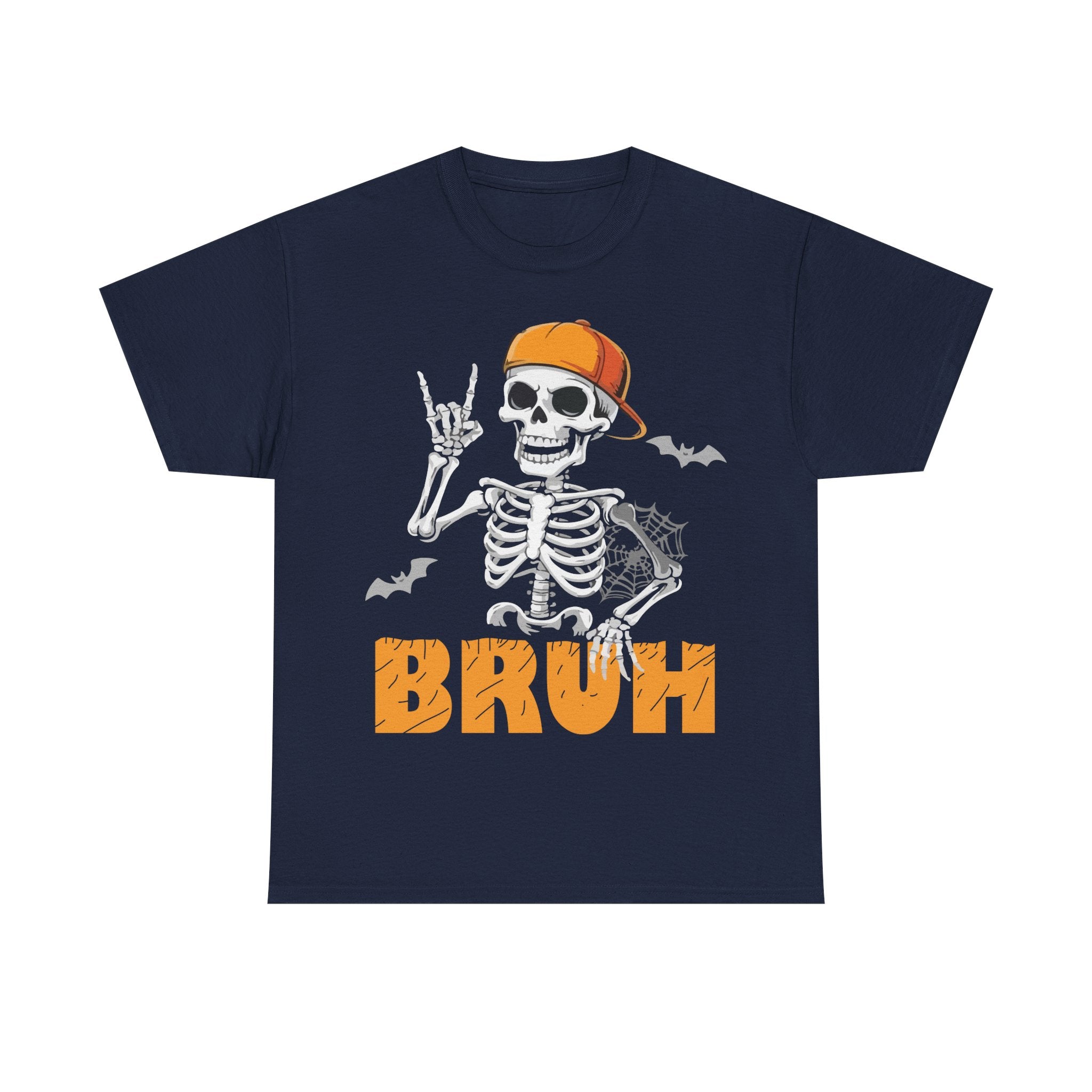 Skeleton Bruh T-Shirt for Halloween Lovers