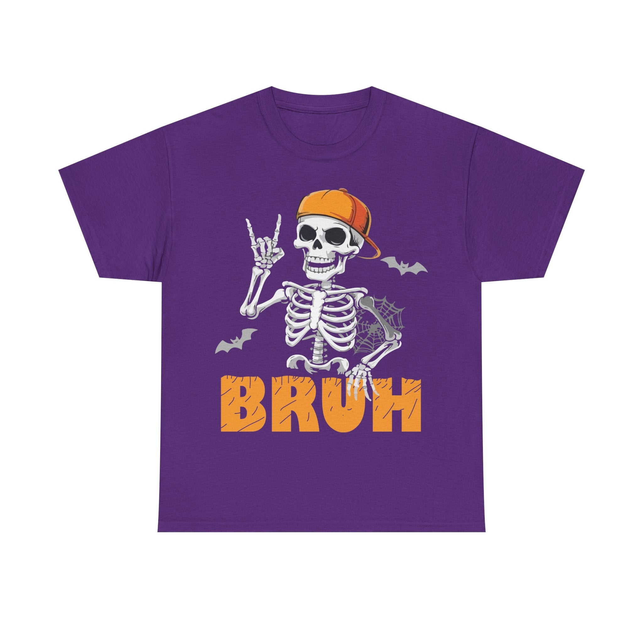 Skeleton Bruh T-Shirt for Halloween Lovers