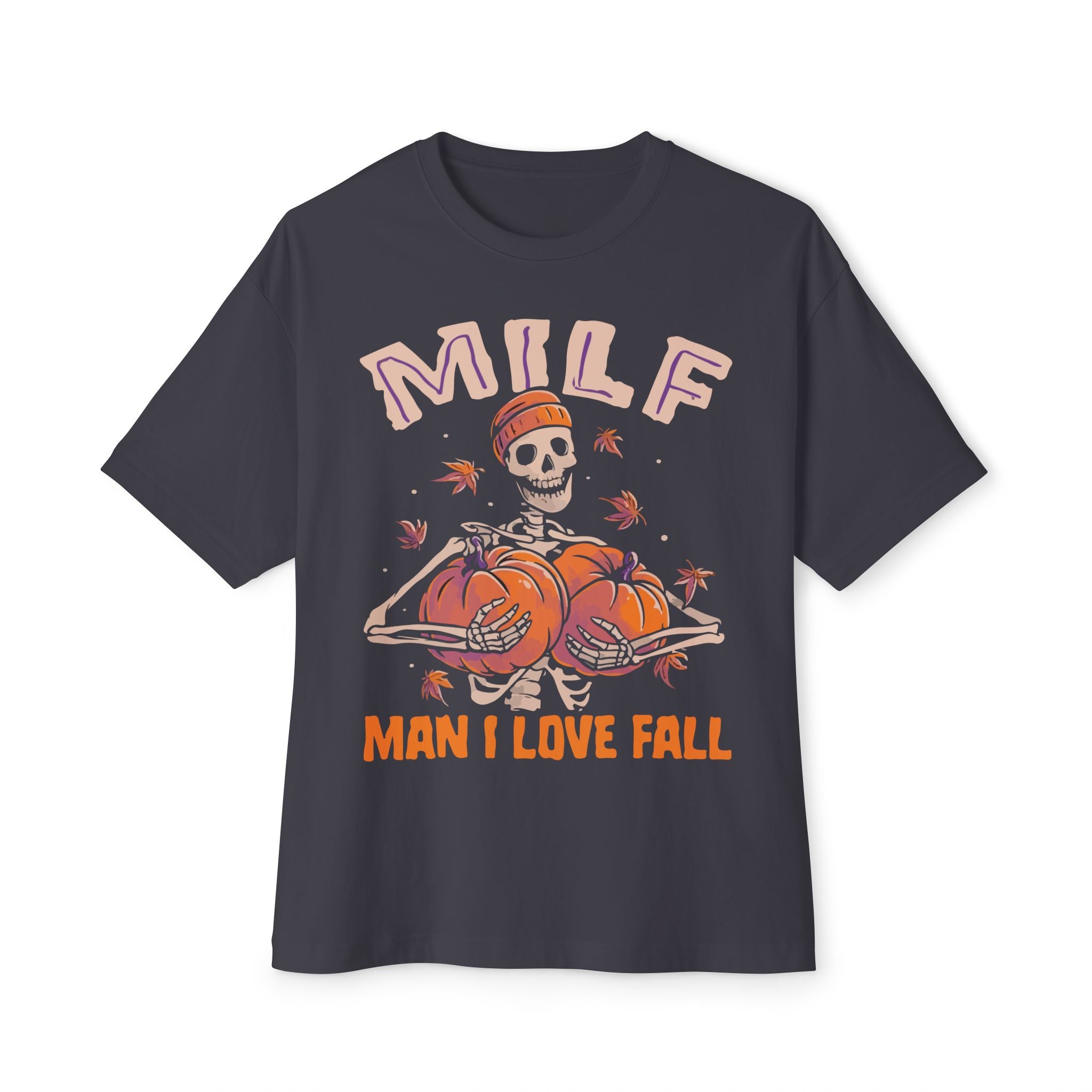 Fall-Themed Skeleton T-shirt