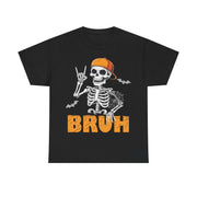 Skeleton Bruh T-Shirt for Halloween Lovers