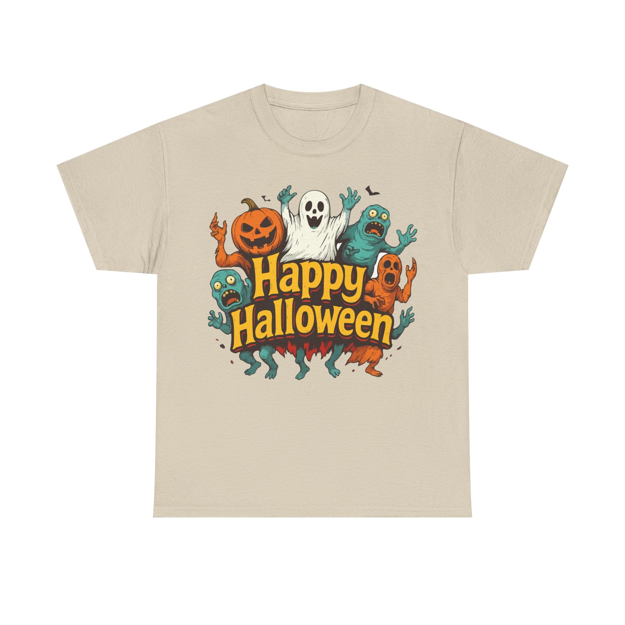 Halloween Monster Cotton T-Shirt
