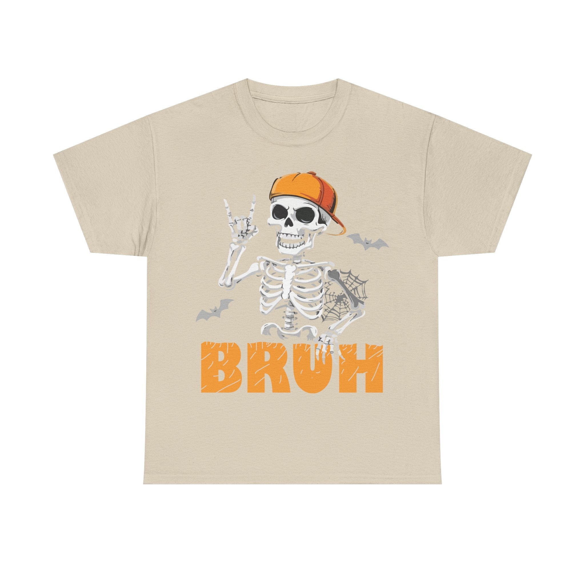 Skeleton Bruh T-Shirt for Halloween Lovers