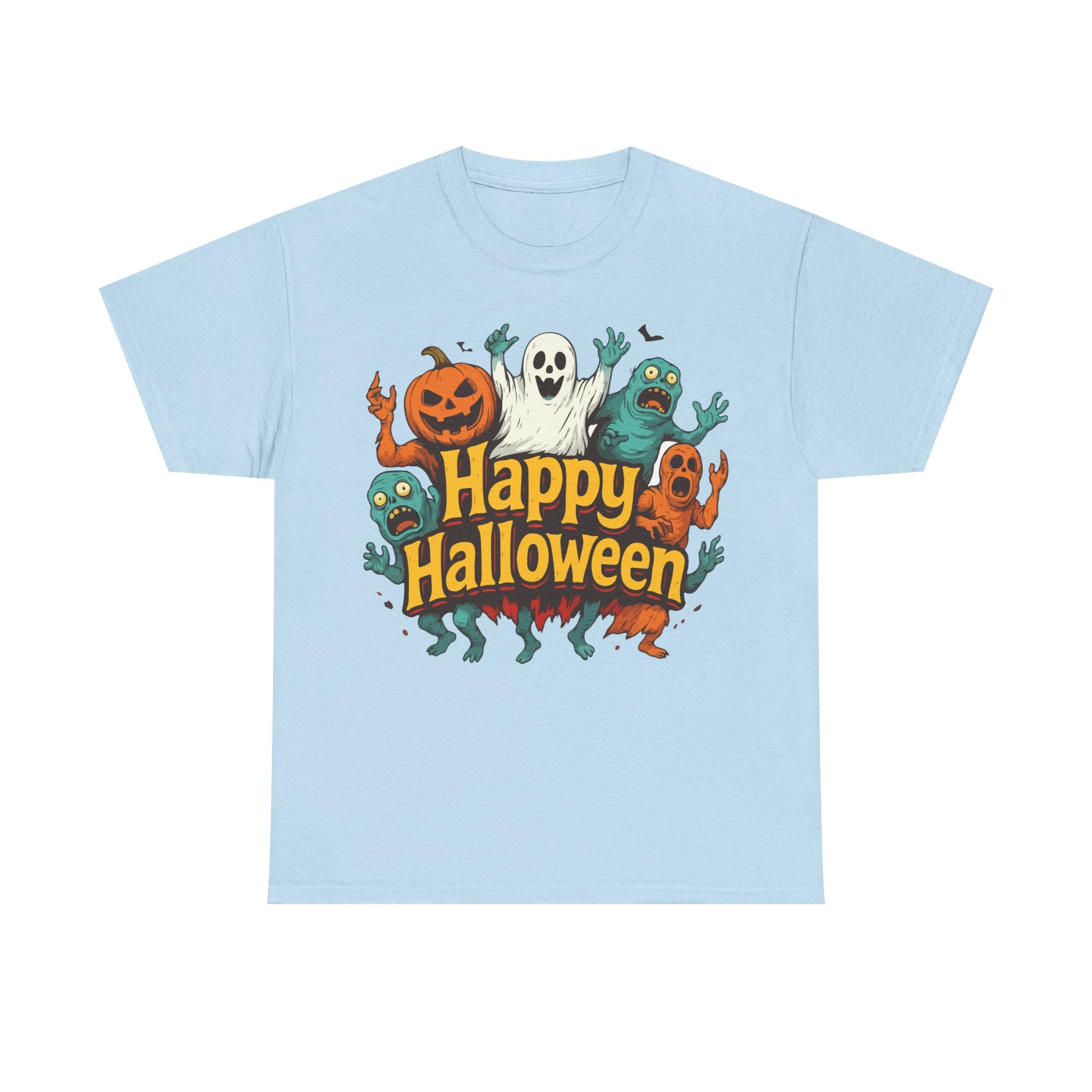 Halloween Monster Cotton T-Shirt