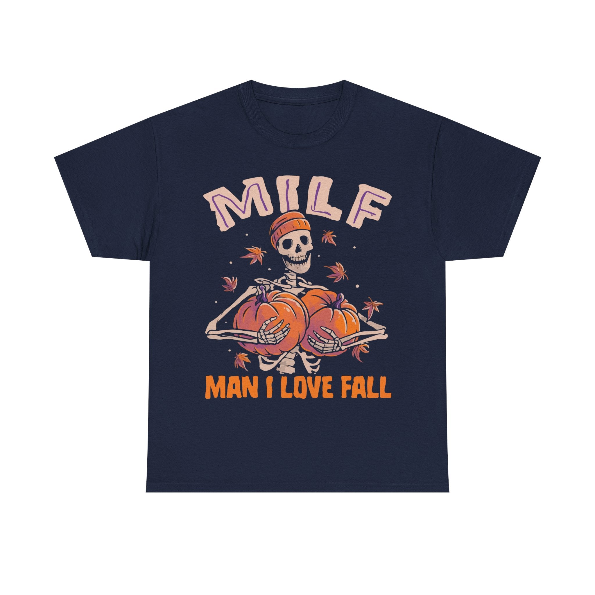 Fall-Themed Cotton T-Shirt