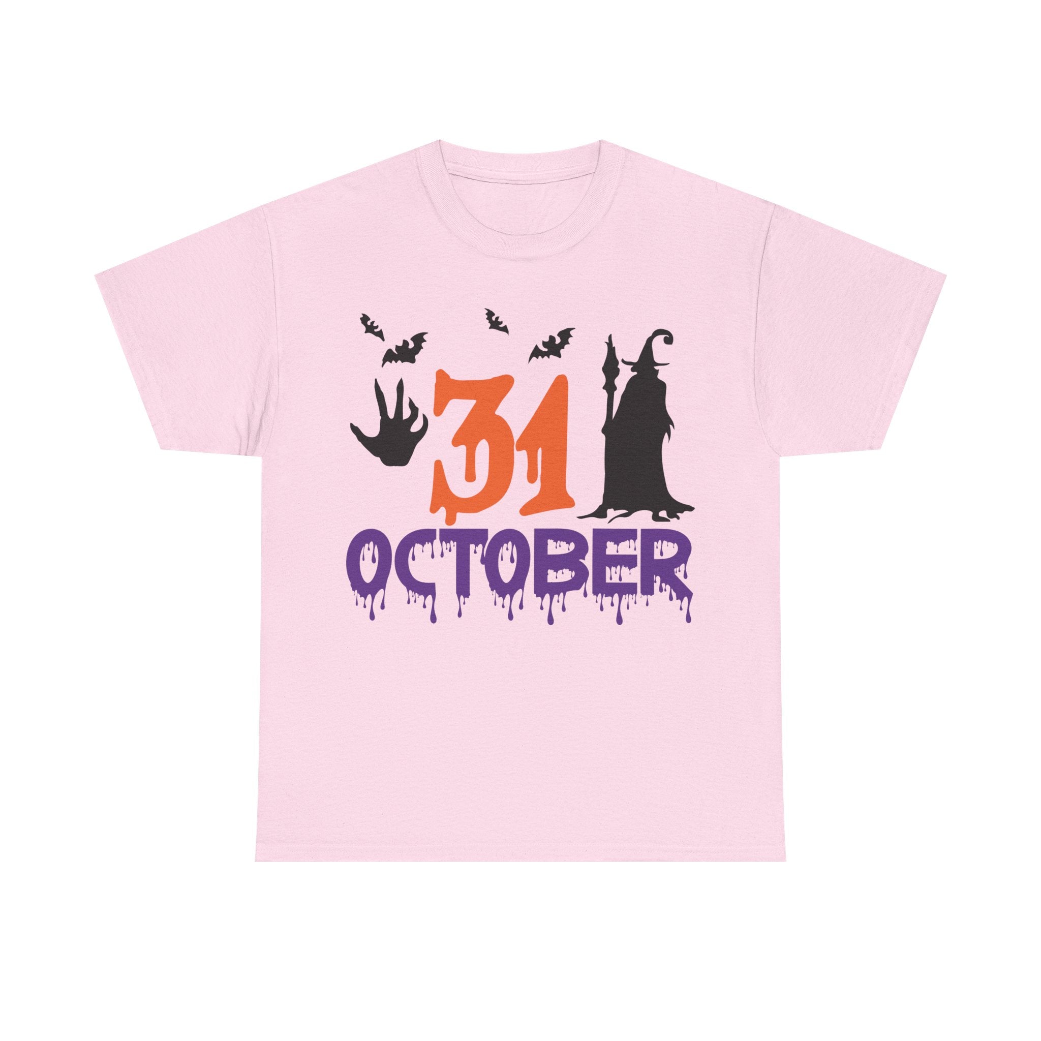 Halloween Tee, Cotton T-Shirt for October 31st