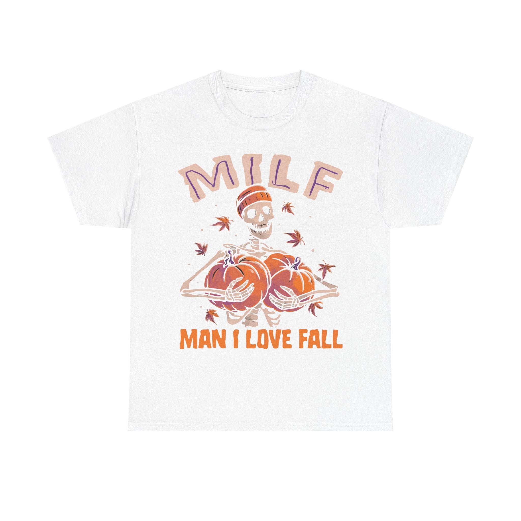 Fall-Themed Cotton T-Shirt