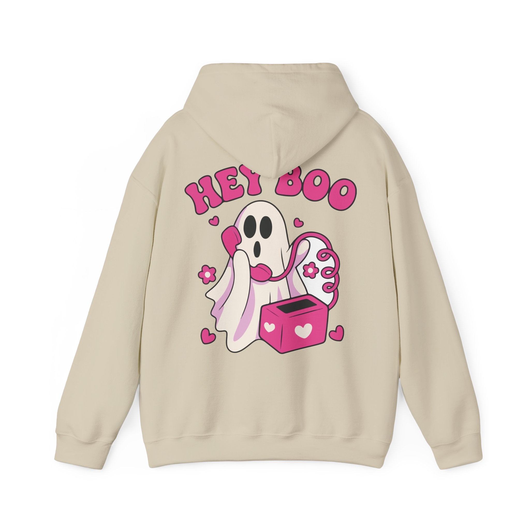 Hey Boo Ghost Hoodie for Halloween