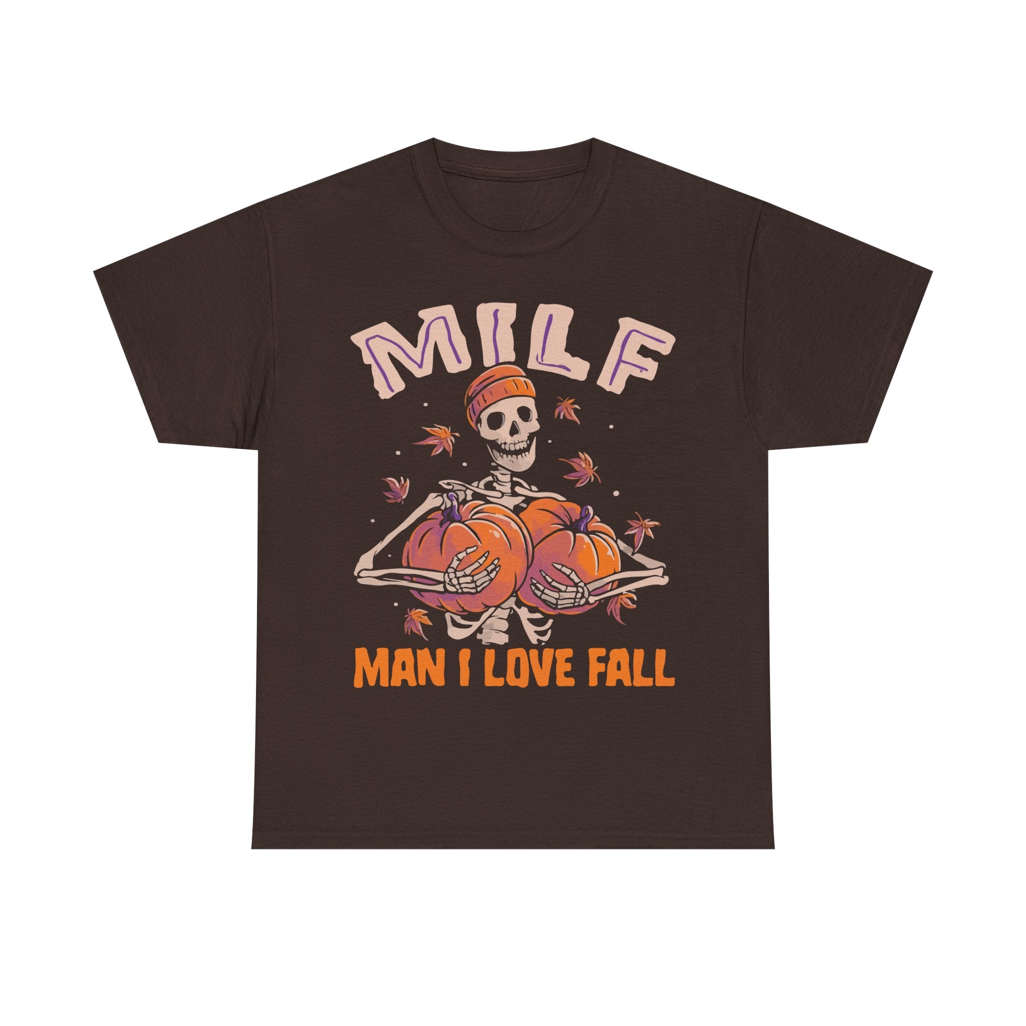 Fall-Themed Cotton T-Shirt