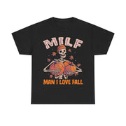 Fall-Themed Cotton T-Shirt