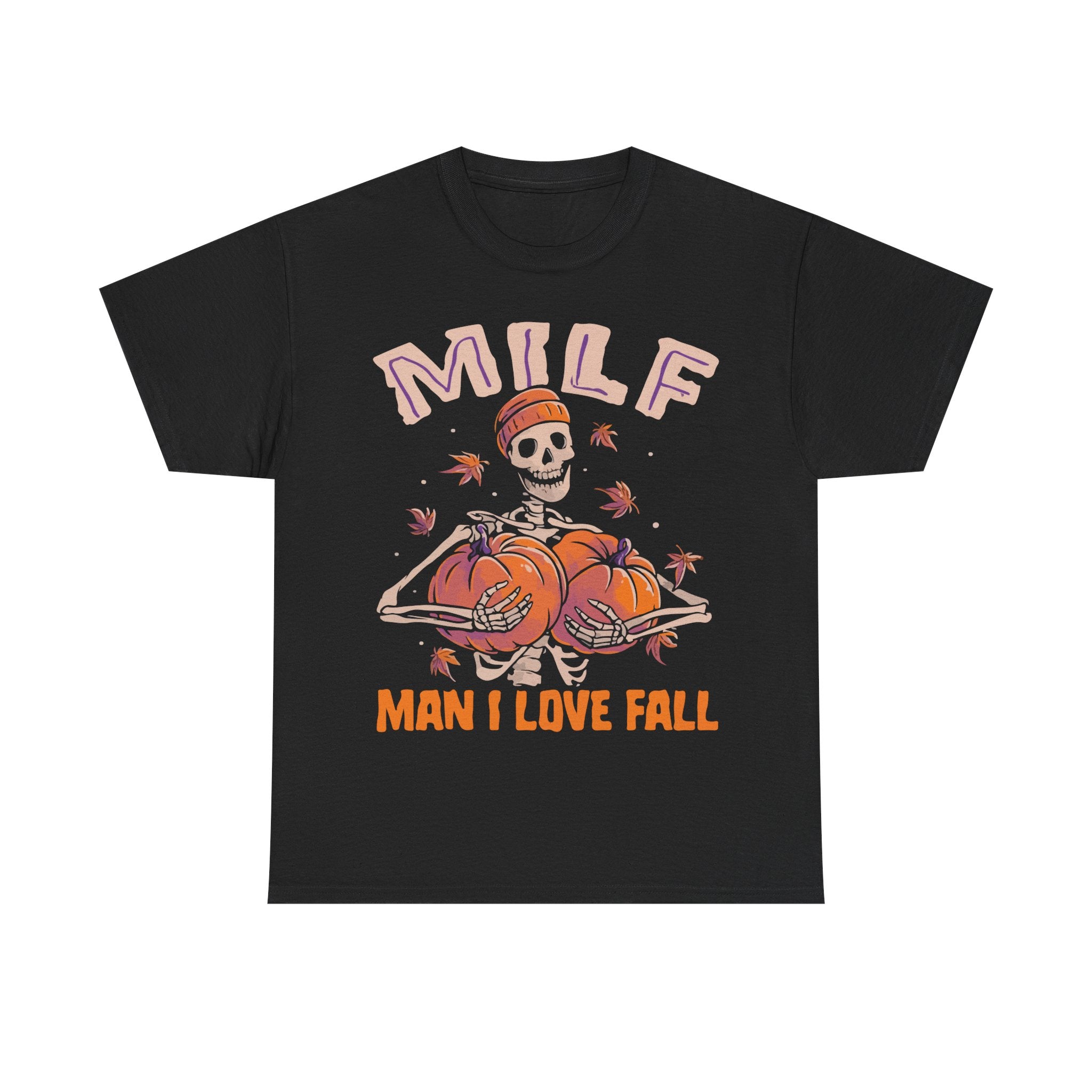 Fall-Themed Cotton T-Shirt