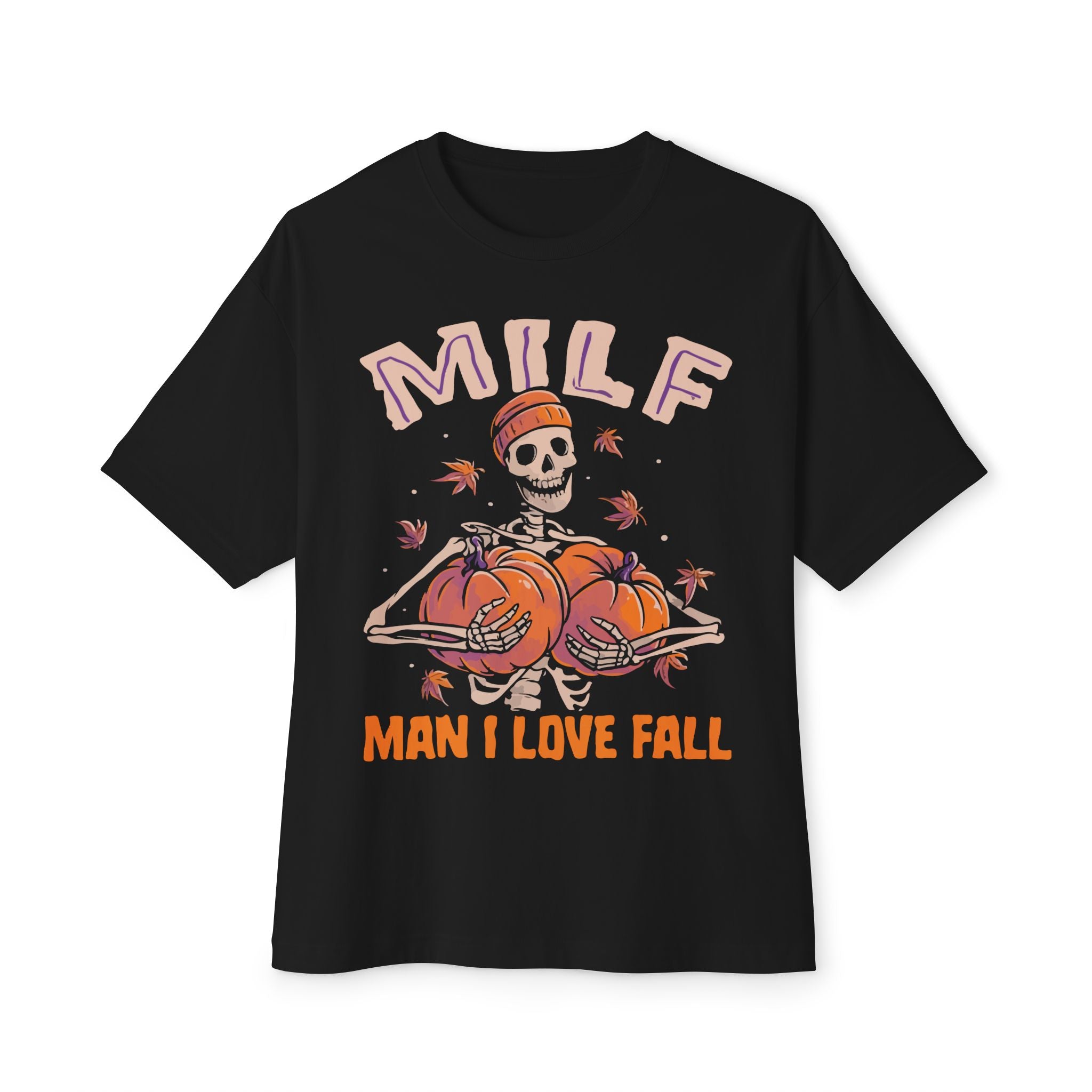 Fall-Themed Skeleton T-shirt