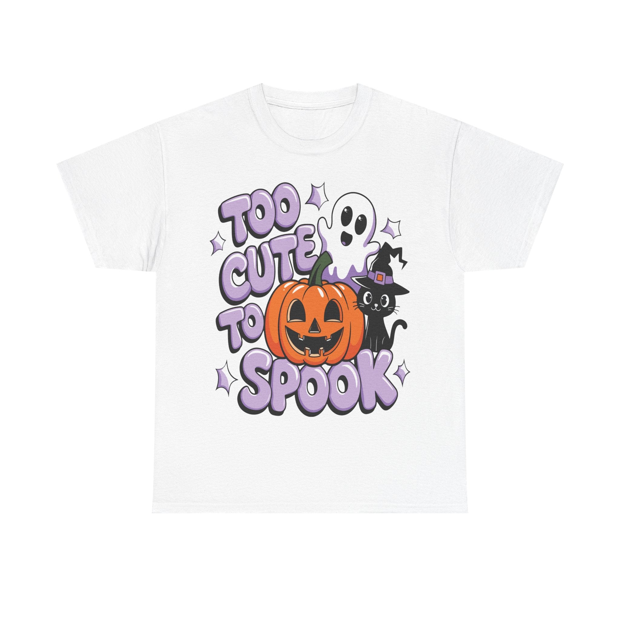 Halloween Ghost & Cat T-Shirt
